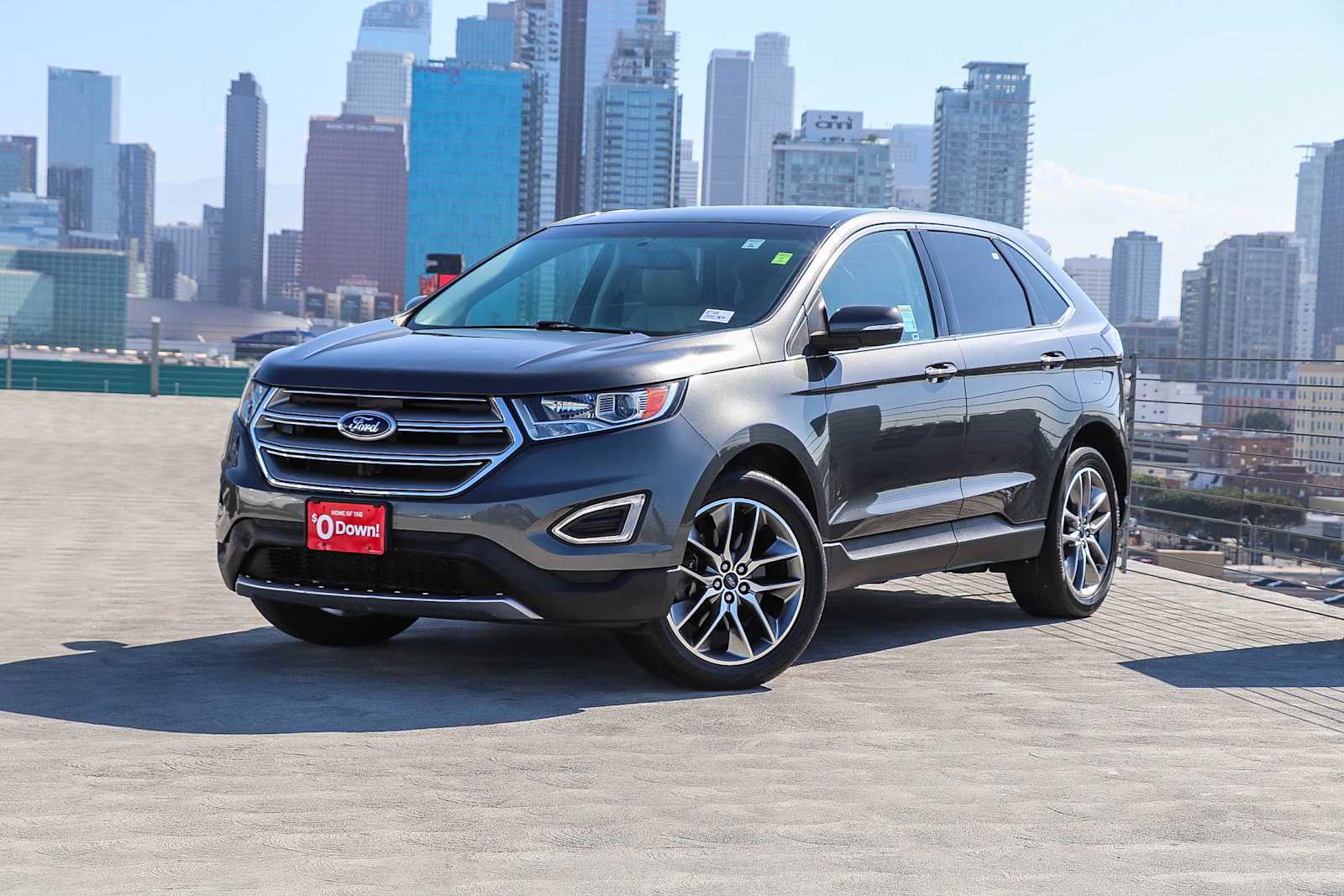 Gray (Magnetic Metallic) 2016 Ford Edge SUV / Crossover All-Wheel Drive 6-Speed Automatic