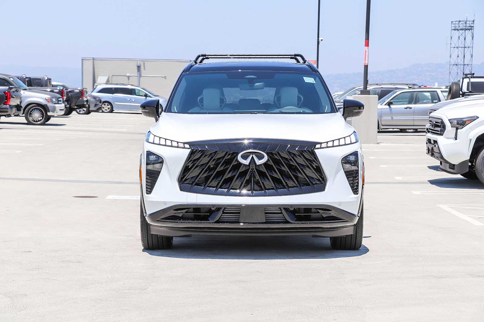 Radiant White/Black Obsidian 2027 INFINITI QX65 SUV / Crossover All-Wheel Drive 9-Speed Automatic