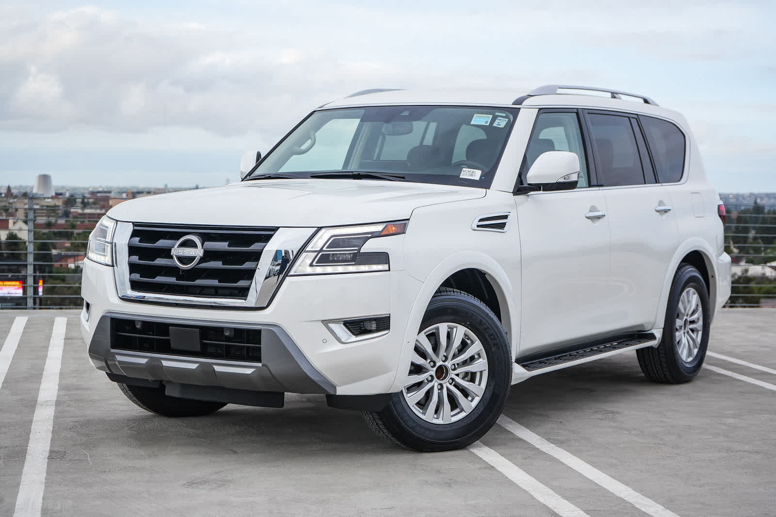 Aspen White Tricoat 2024 Nissan Armada SV RWD SUV / Crossover 4X2 7-Speed Automatic