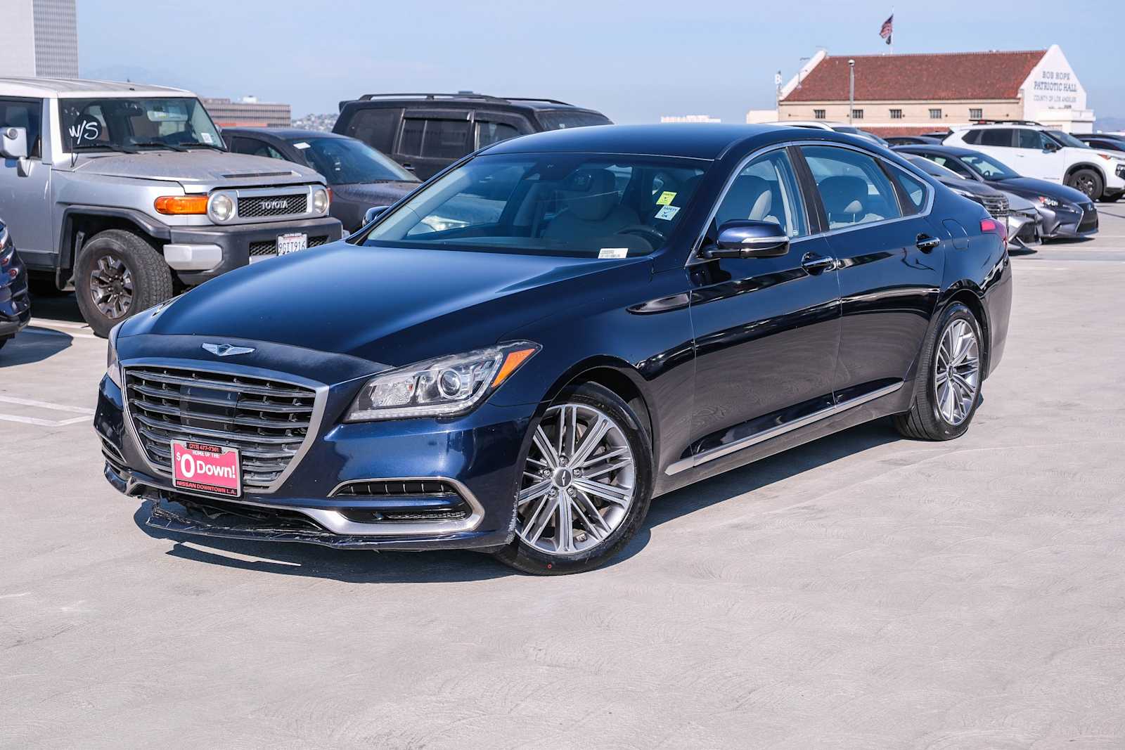 Adriatic Blue 2018 Genesis G80 Sedan Rear-Wheel Drive Automatic