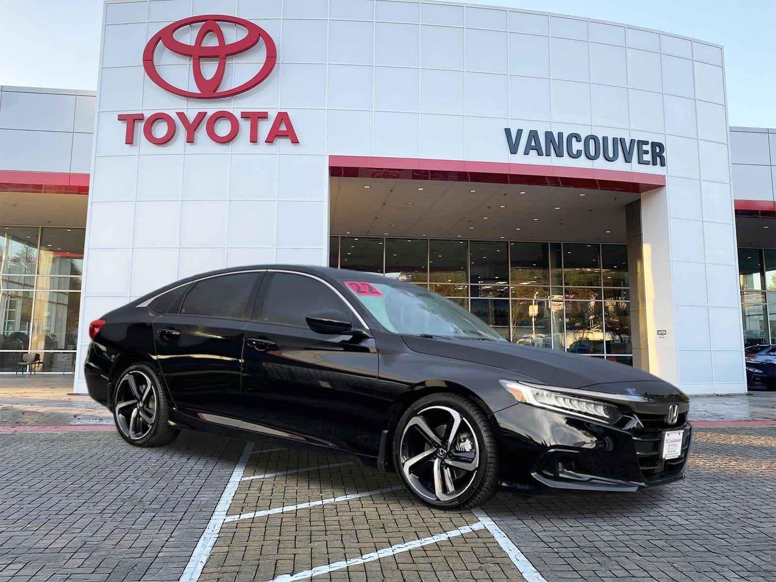 Crystal Black Pearl 2022 Honda Accord Sedan Front-Wheel Drive Continuously Variable Transmission