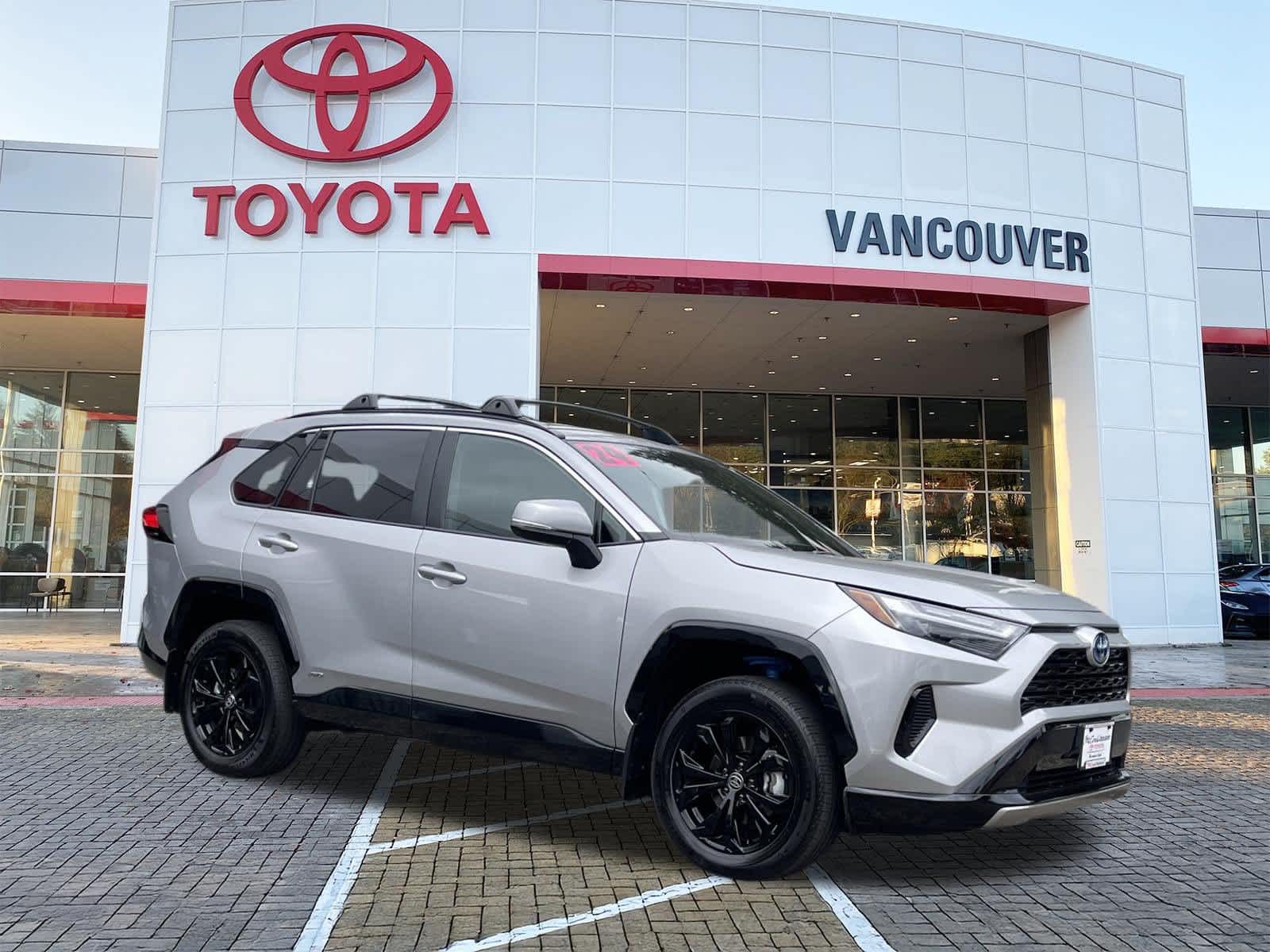 Silver Sky Metallic 2024 Toyota RAV4 Hybrid SUV / Crossover All-Wheel Drive Continuously Variable Transmission