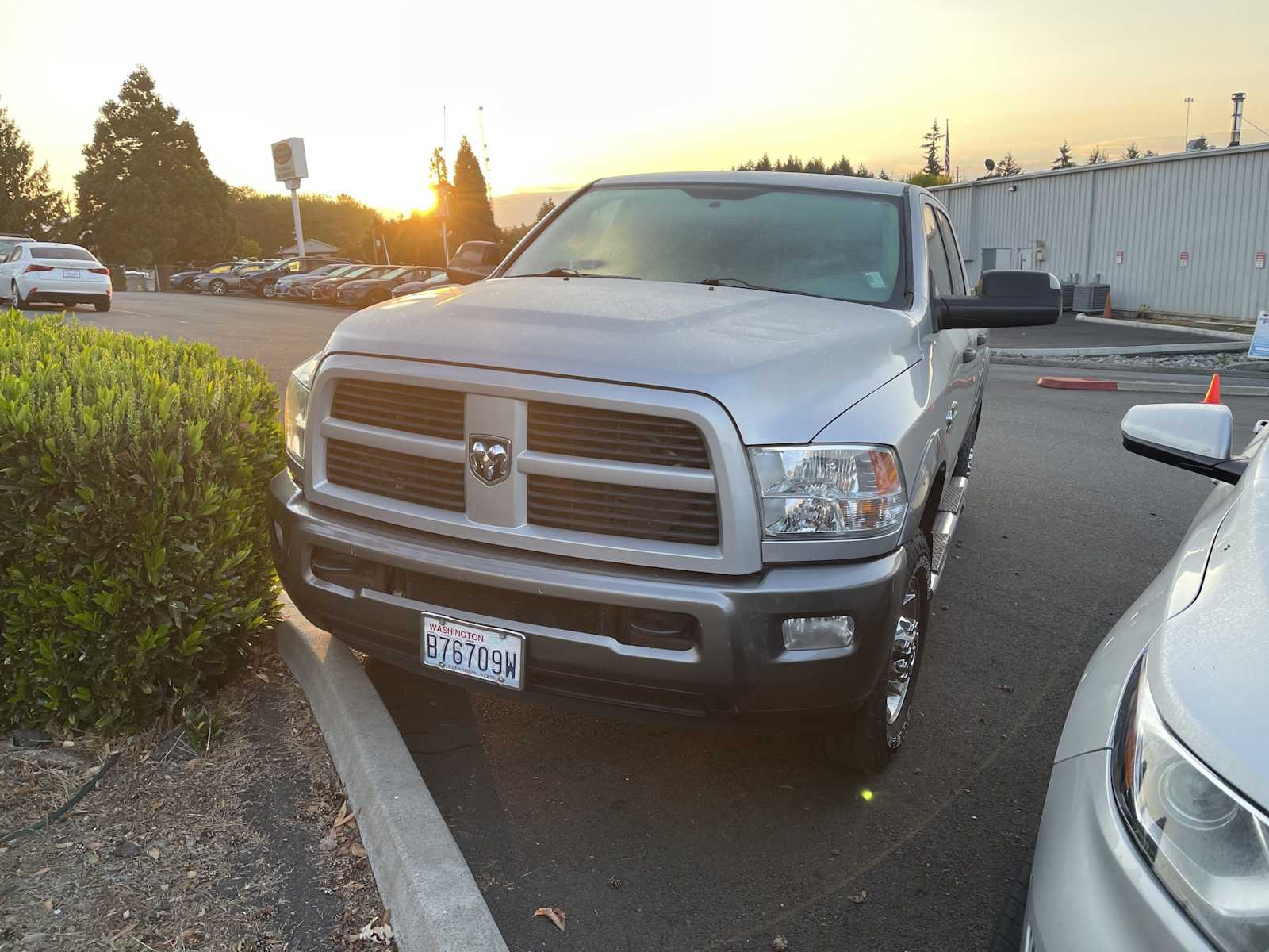 Bright Silver Metallic 2012 RAM 2500 Pickup Truck Four-Wheel Drive 6-Speed Automatic