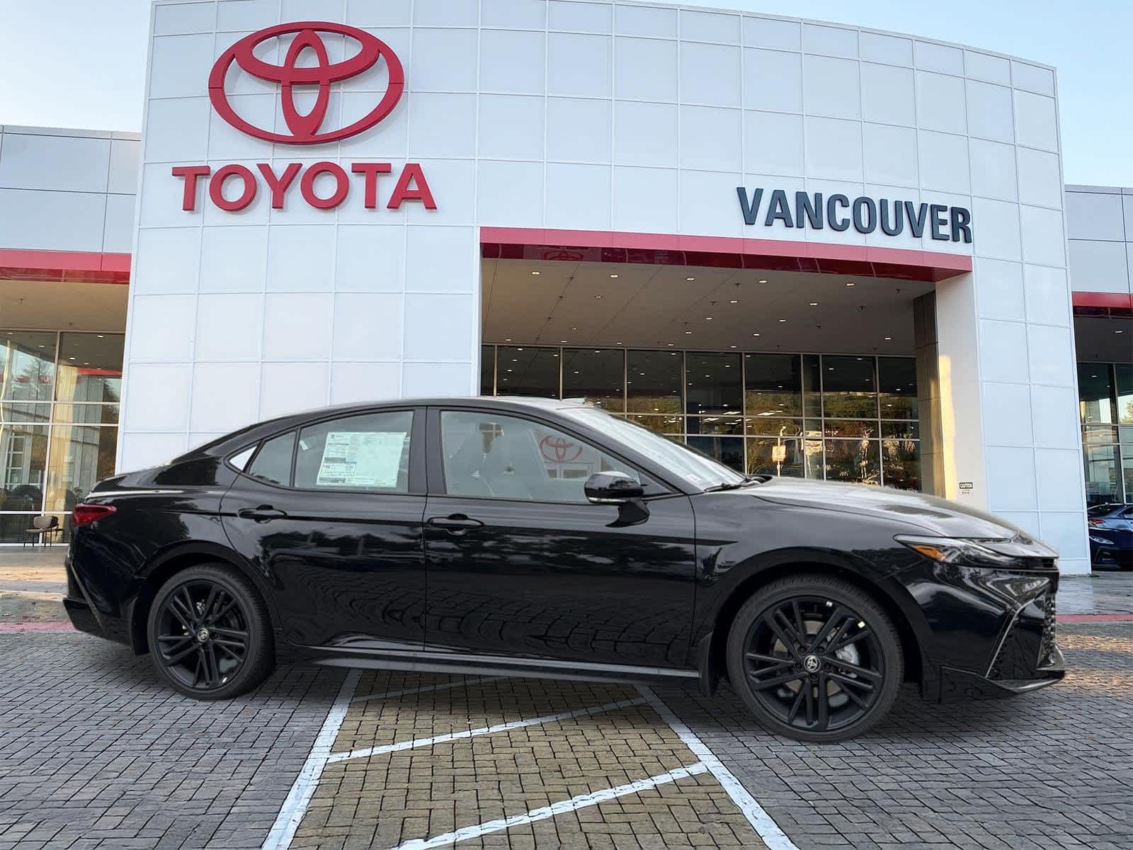 Midnight Black Metallic 2026 Toyota Camry Sedan All-Wheel Drive Continuously Variable Transmission