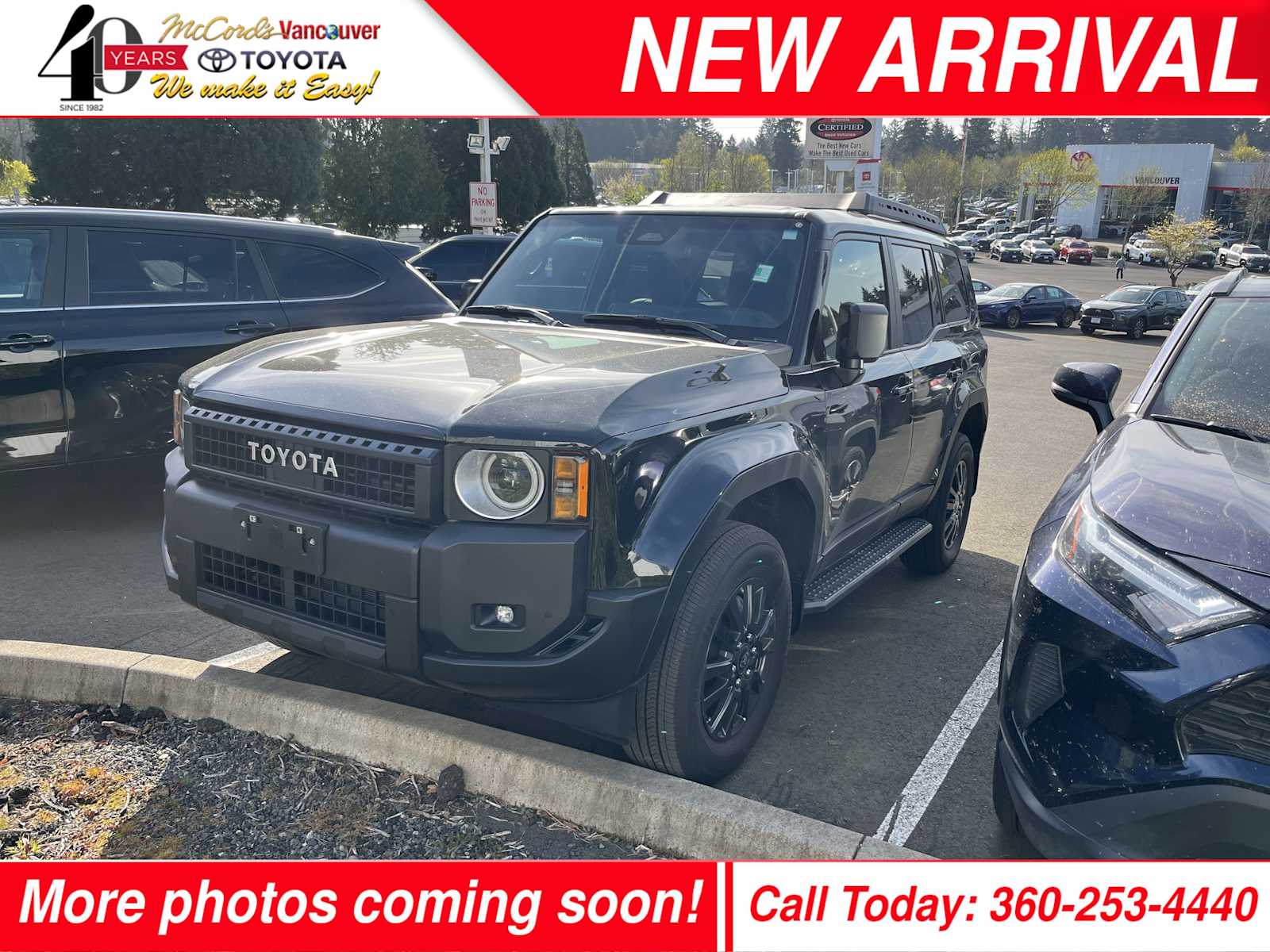 Black 2025 Toyota Land Cruiser 1958 4WD SUV / Crossover Four-Wheel Drive 8-Speed Automatic