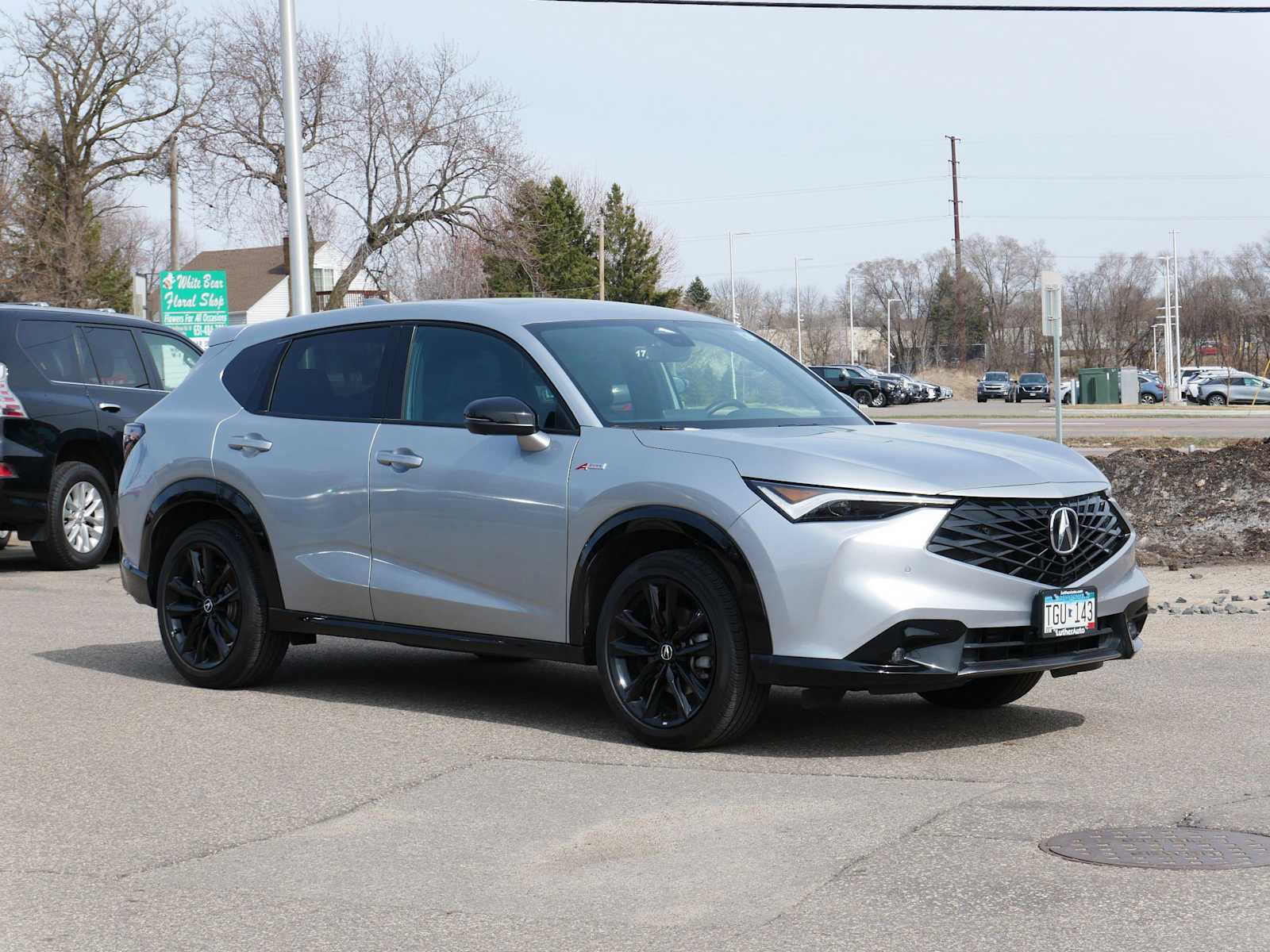 Solar Silver Metallic 2025 Acura ADX SH-AWD with A-SPEC and Advance Package SUV / Crossover All-Wheel Drive Continuously Variable Transmission