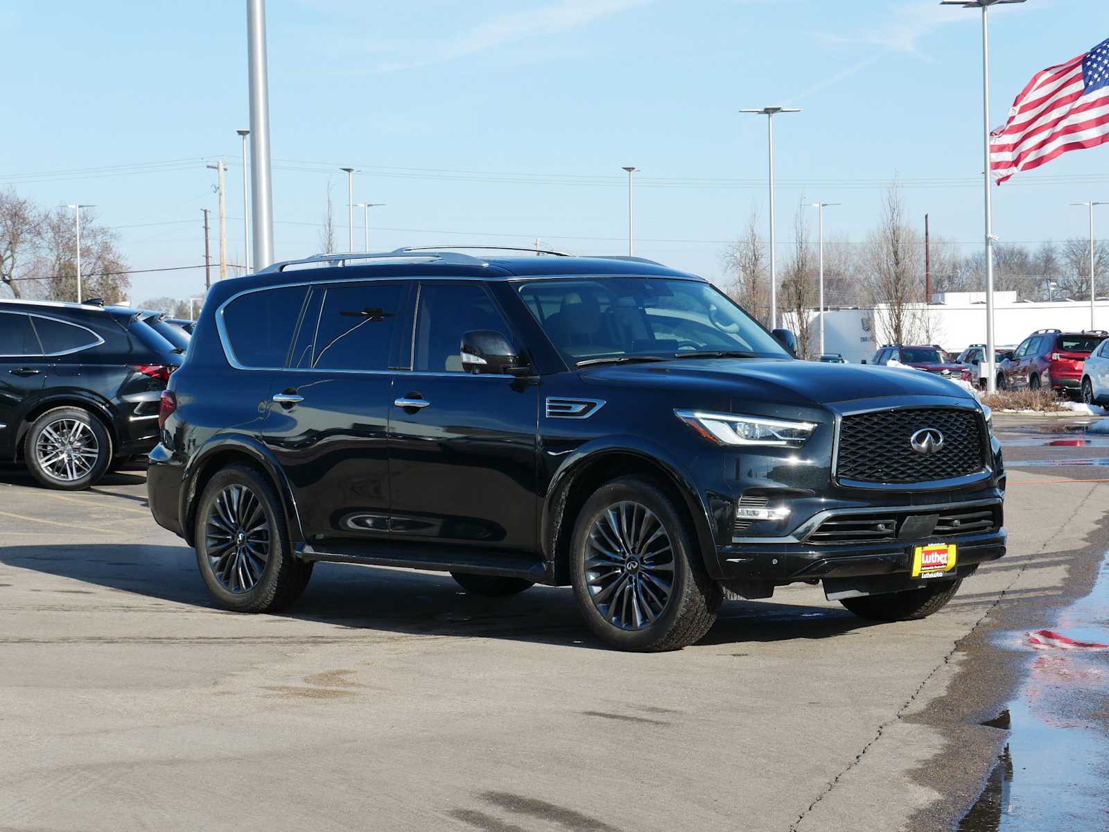 Mineral Black 2024 INFINITI QX80 Premium Select 4WD SUV / Crossover All-Wheel Drive 7-Speed Automatic