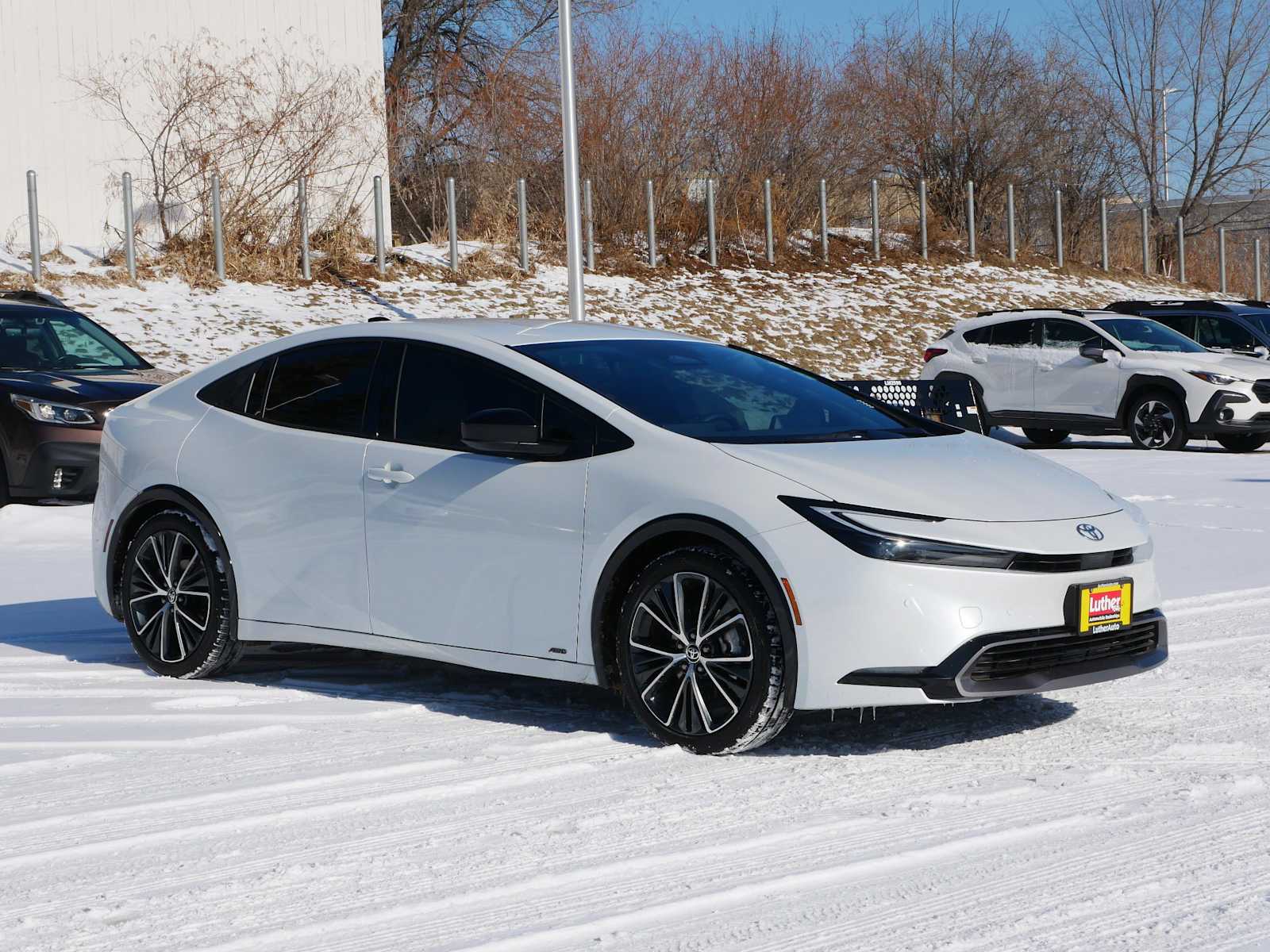 White (Wind Chill Pearl) 2026 Toyota Prius XLE AWD Hatchback All-Wheel Drive Continuously Variable Transmission