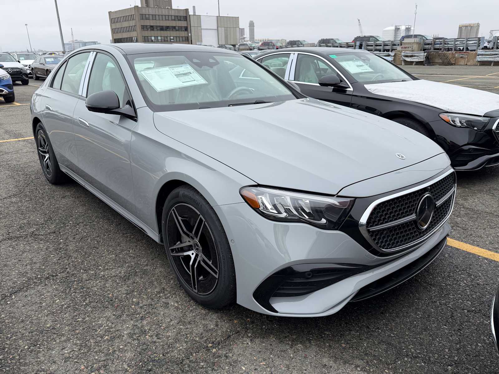 Gray (MANUFAKTUR Alpine Grey) 2026 Mercedes-Benz E-Class E 450 4MATIC Sedan All-Wheel Drive 9-Speed Automatic