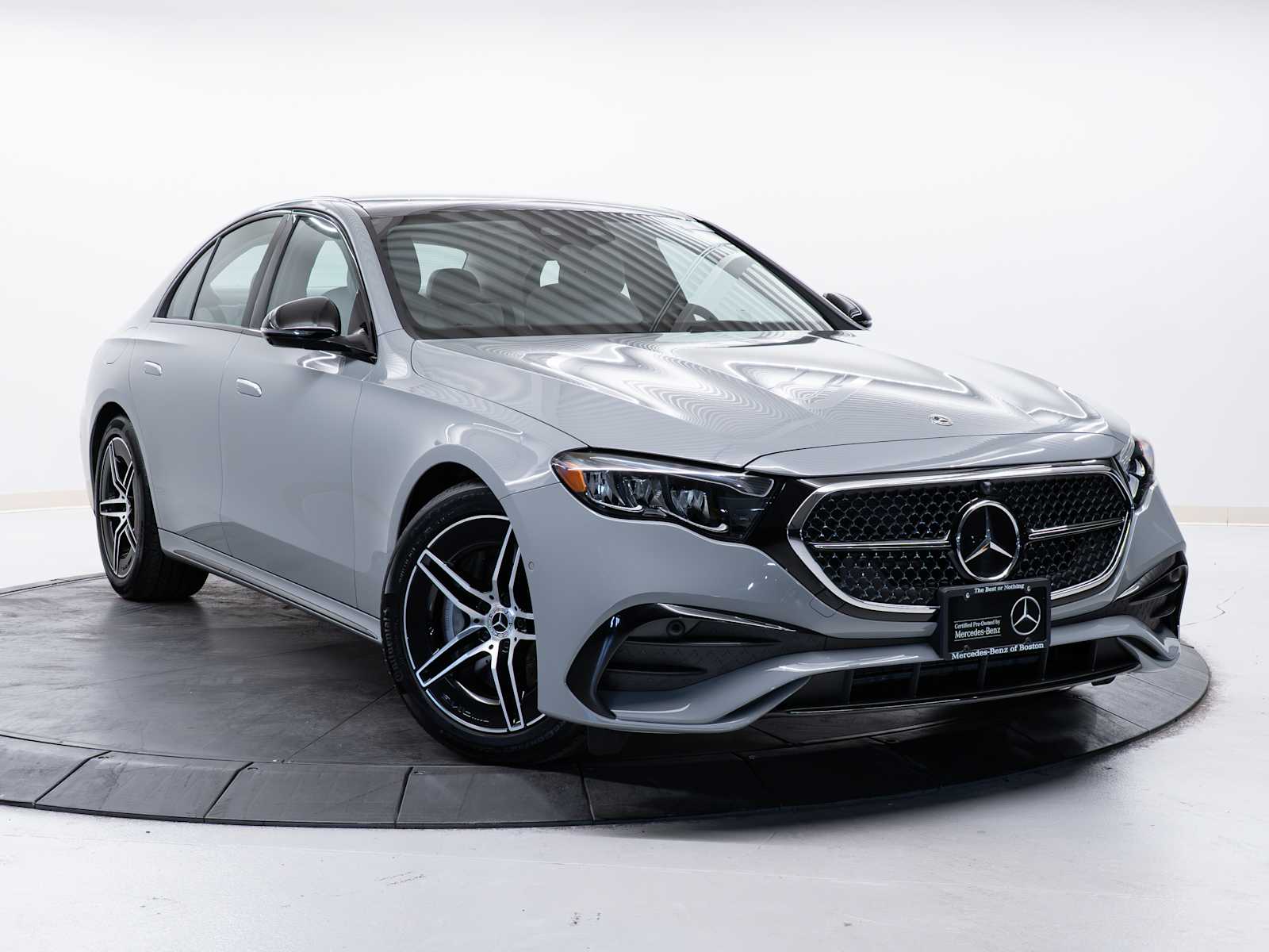 Gray (MANUFAKTUR Alpine Grey) 2026 Mercedes-Benz E-Class Sedan All-Wheel Drive 9-Speed Automatic