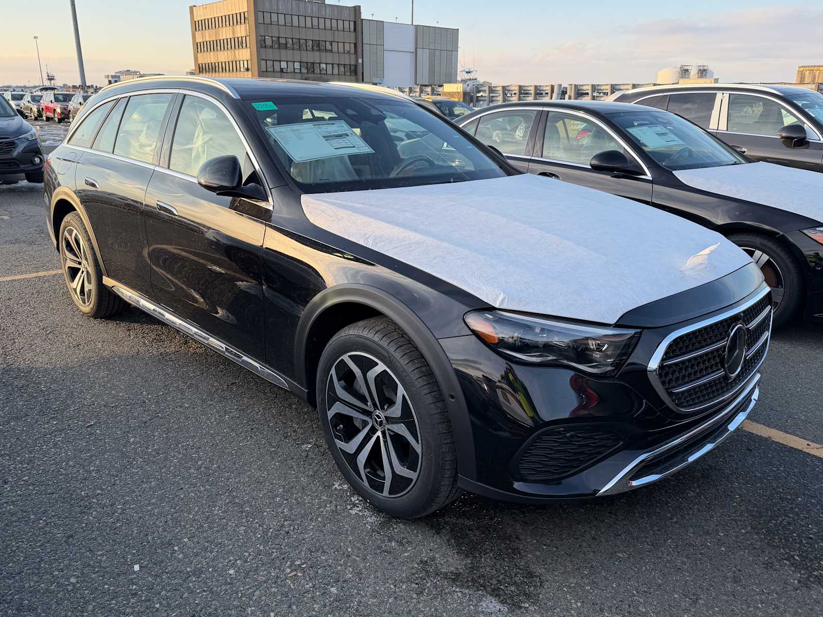 Obsidian Black Metallic 2026 Mercedes-Benz E-Class All-Terrain E 450 4MATIC Wagon All-Wheel Drive 9-Speed Automatic