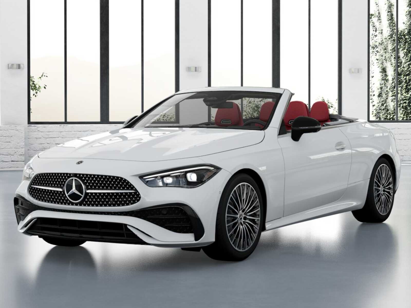Polar White 2026 Mercedes-Benz CLE 450 4MATIC Convertible All-Wheel Drive 9-Speed Automatic