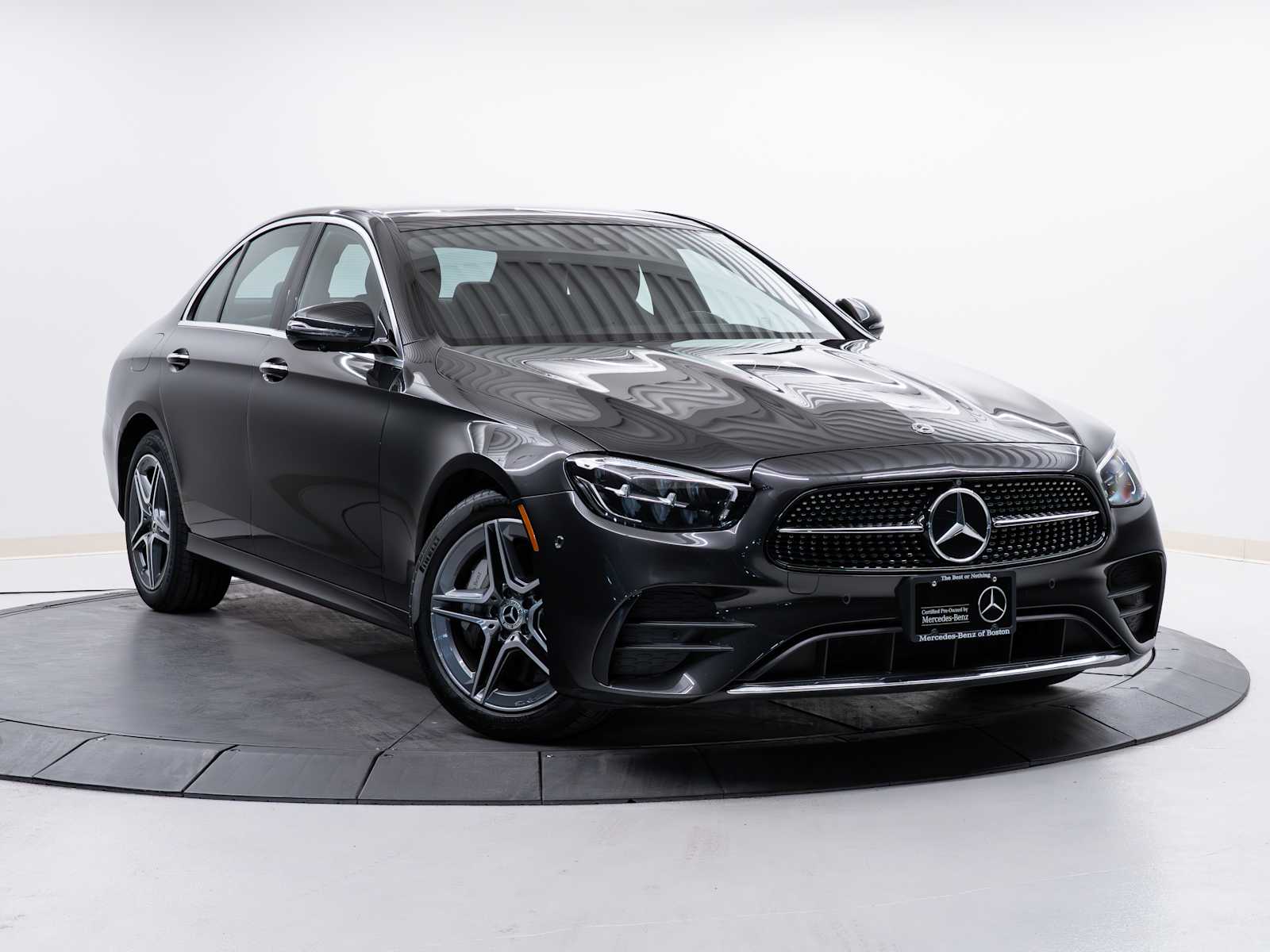 Gray (Graphite Grey Metallic) 2023 Mercedes-Benz E-Class E 350 4MATIC Sedan All-Wheel Drive 9-Speed Automatic