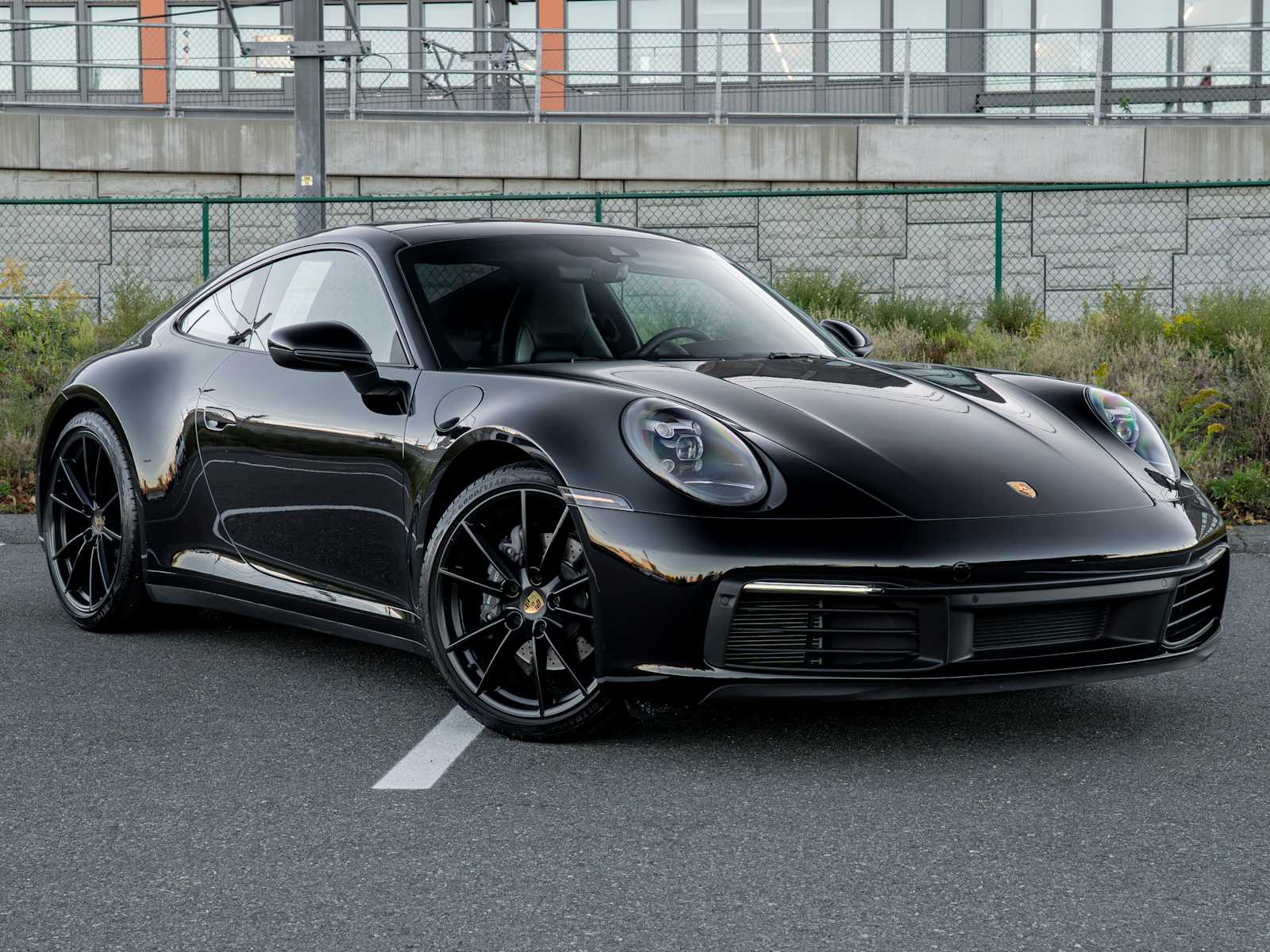 Black 2021 Porsche 911 Coupe All-Wheel Drive Automatic