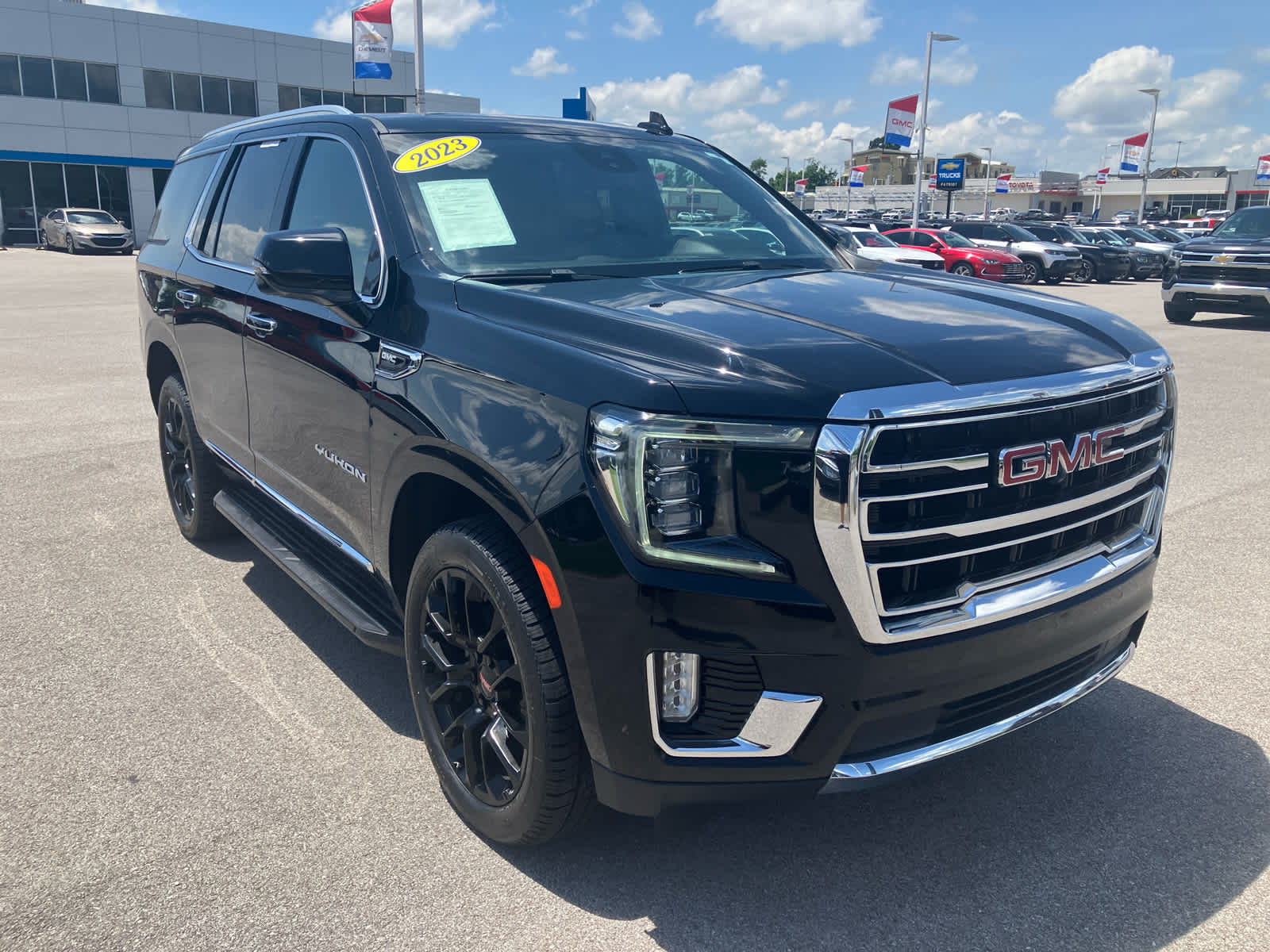 Onyx Black 2023 GMC Yukon SUV / Crossover Four-Wheel Drive Automatic