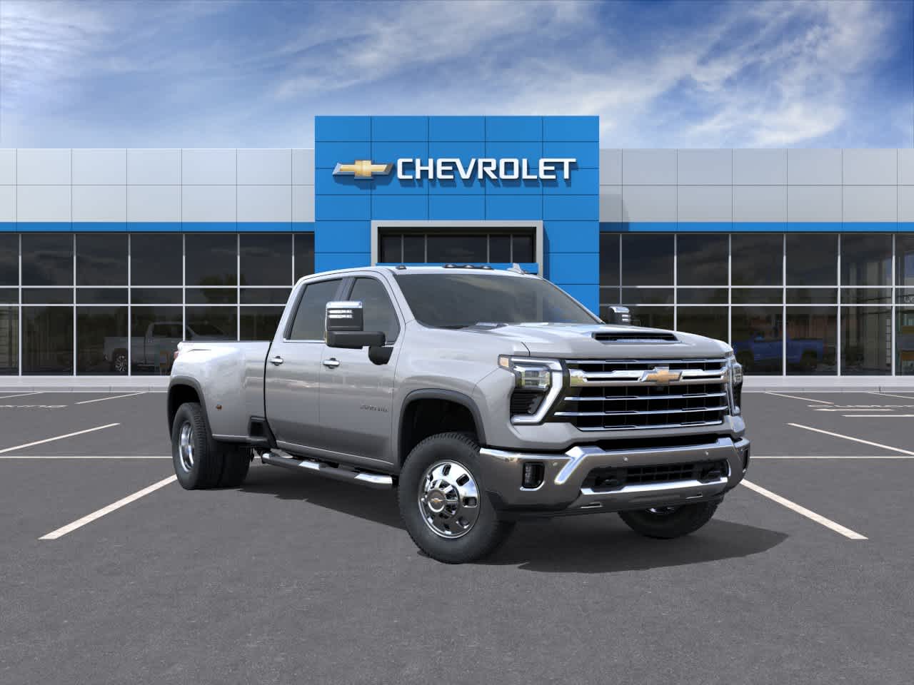 Sterling Gray Metallic 2026 Chevrolet Silverado 3500HD Pickup Truck Four-Wheel Drive Automatic