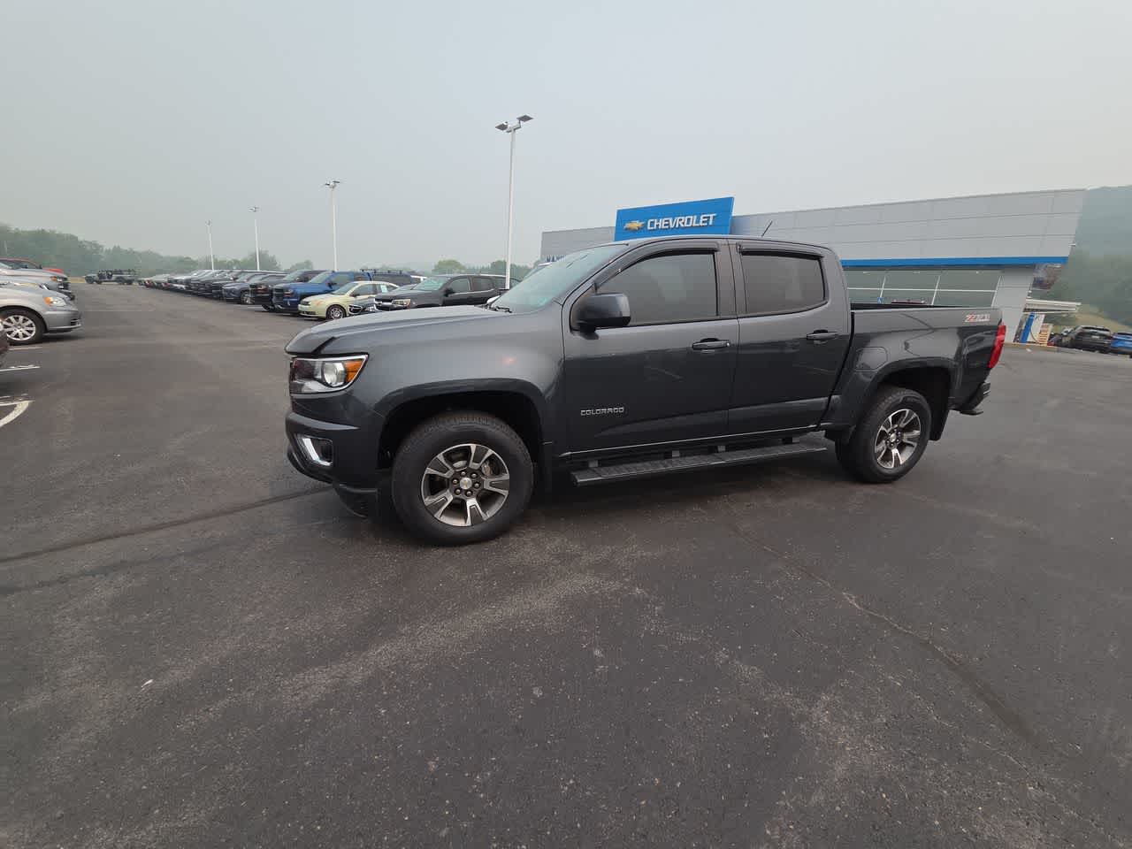 Cyber Gray Metallic 2017 Chevrolet Colorado Pickup Truck Four-Wheel Drive 8-Speed Automatic