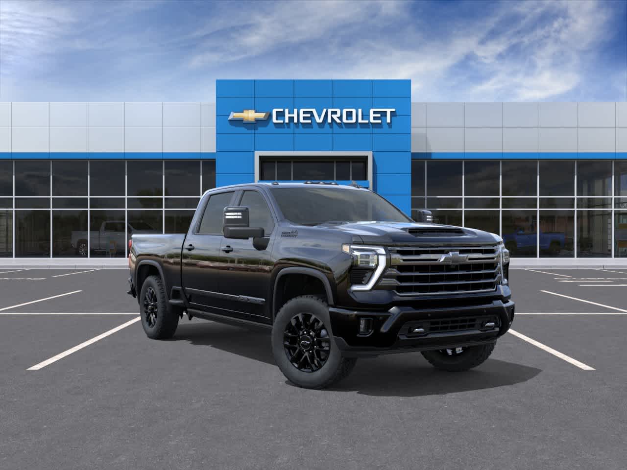 Black 2026 Chevrolet Silverado 2500HD Pickup Truck Four-Wheel Drive Automatic