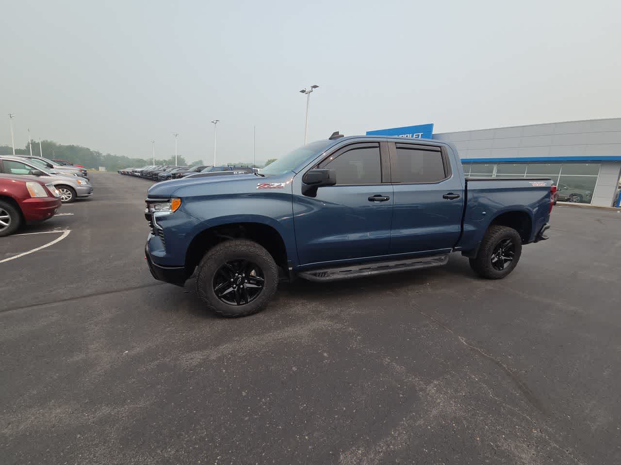 Lakeshore Blue Metallic 2024 Chevrolet Silverado 1500 Pickup Truck Four-Wheel Drive Automatic