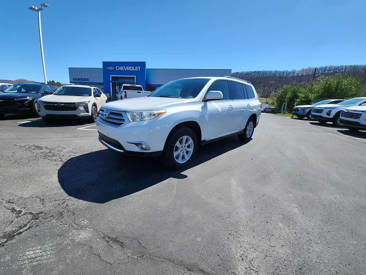 White (Blizzard Pearl) 2013 Toyota Highlander SE AWD SUV / Crossover All-Wheel Drive 5-Speed Automatic