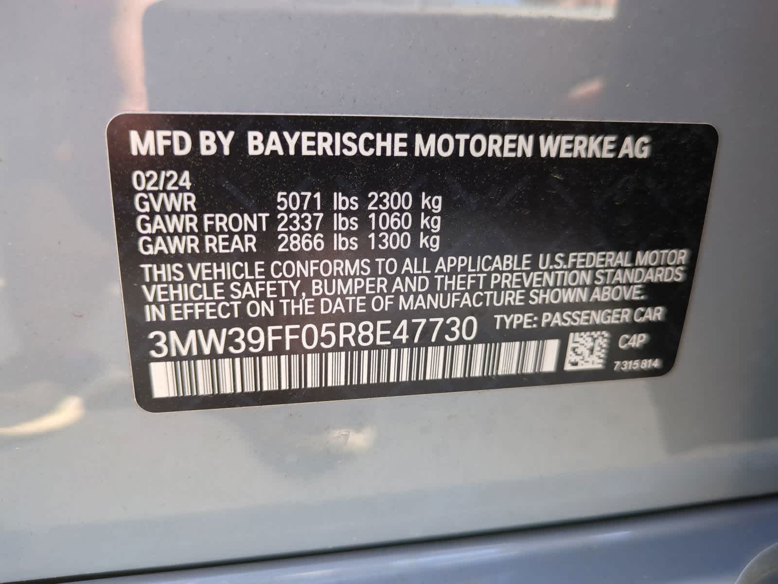 2024 BMW 3 Series 330e 35