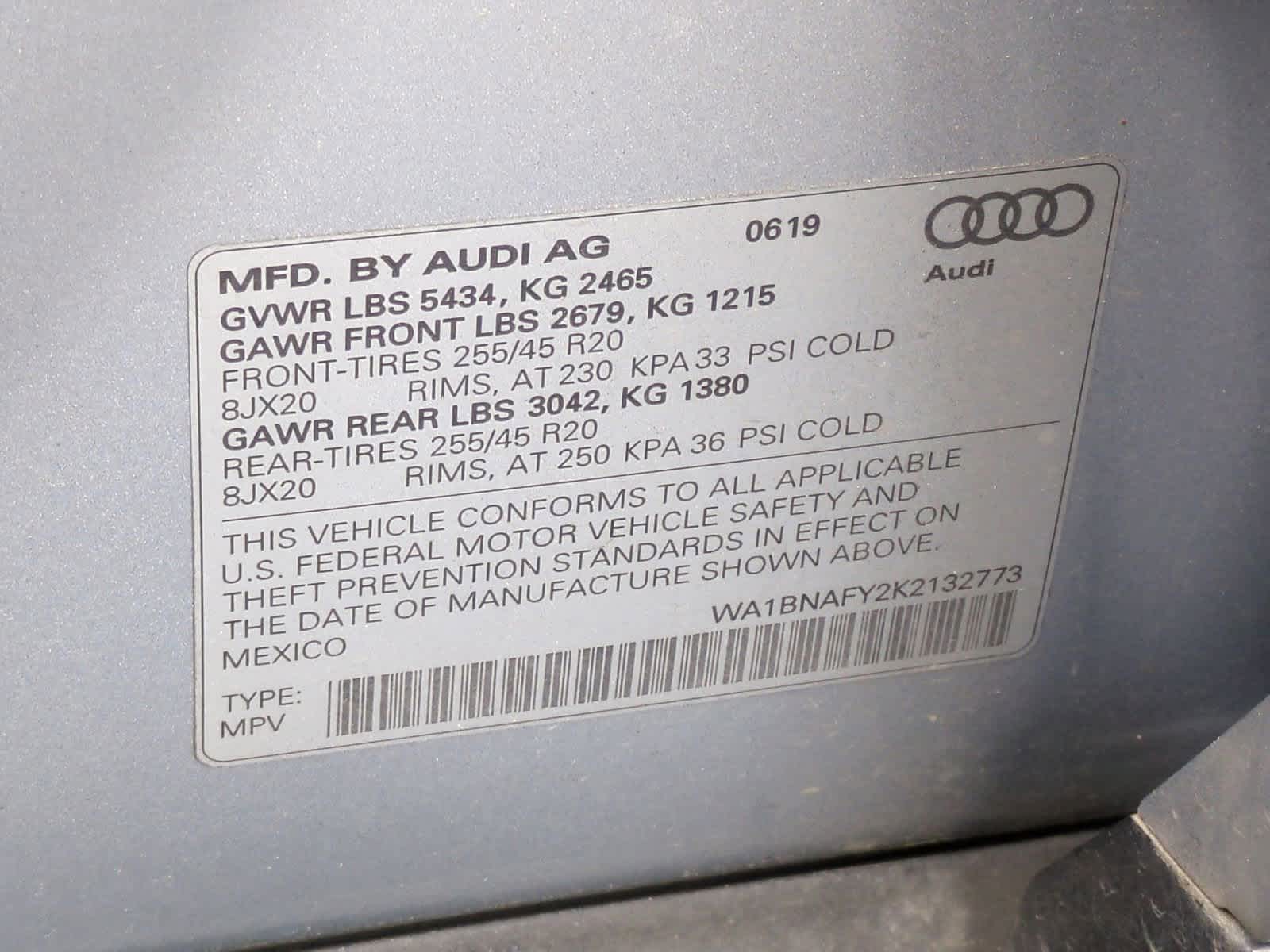 2019 Audi Q5 Premium Plus 34