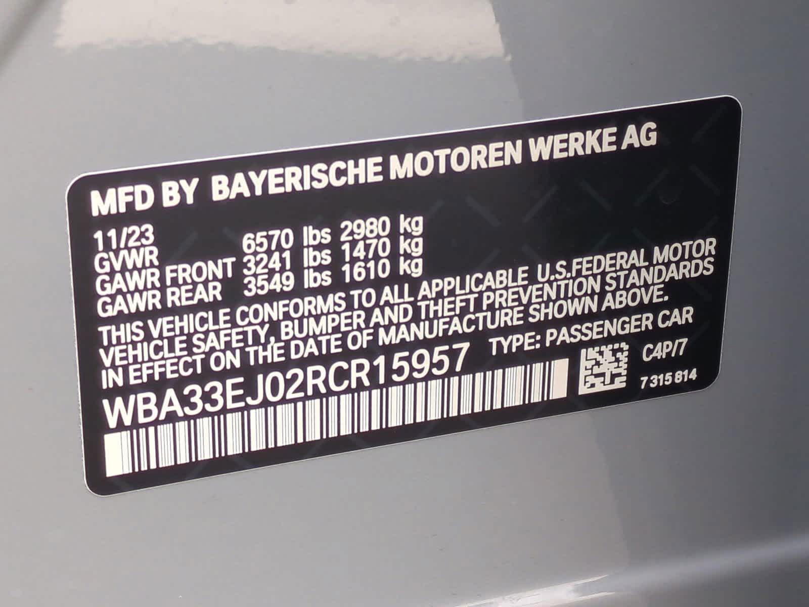 2024 BMW 7 Series 760i xDrive 36