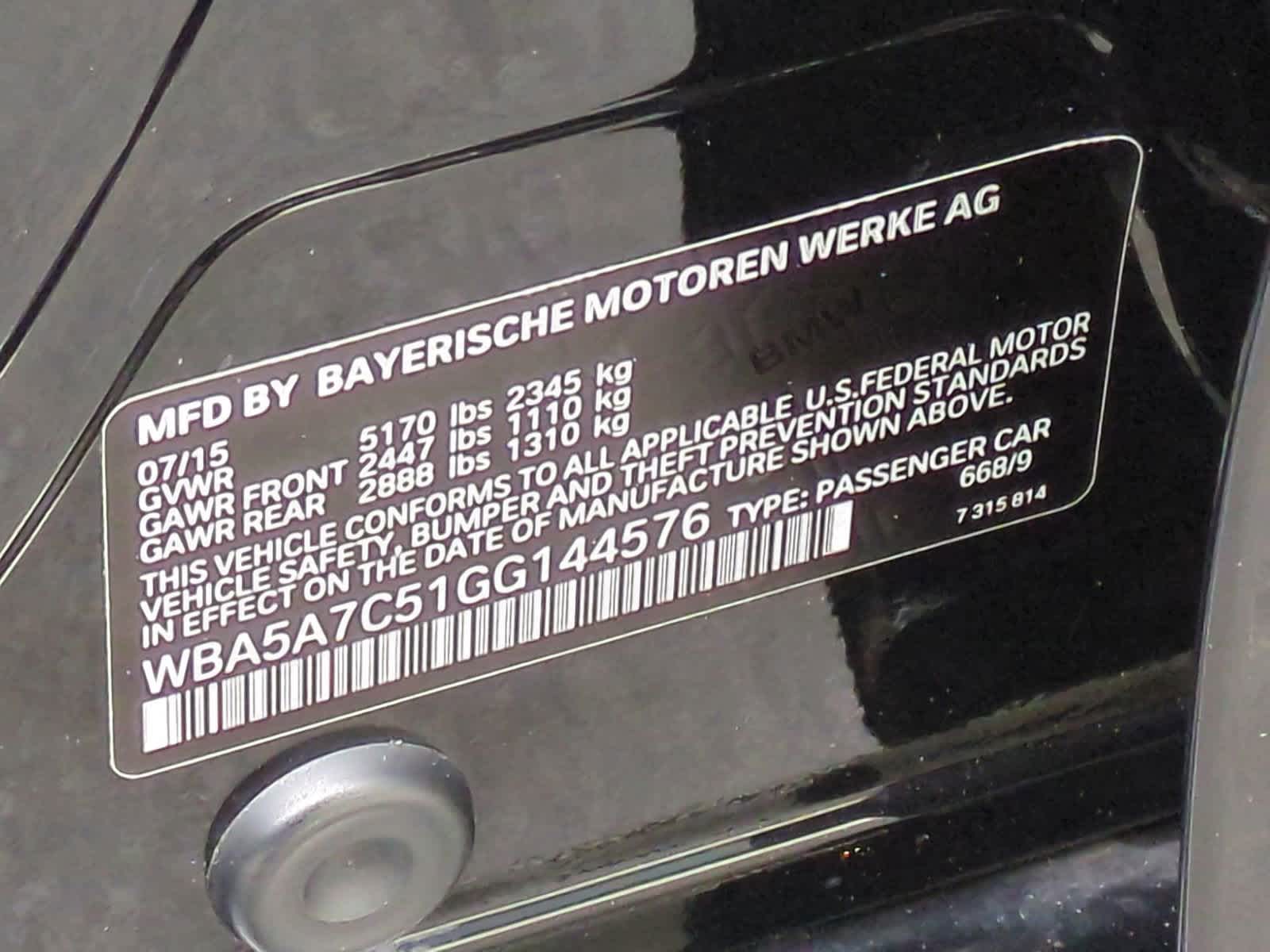 2016 BMW 5 Series 528i xDrive 35