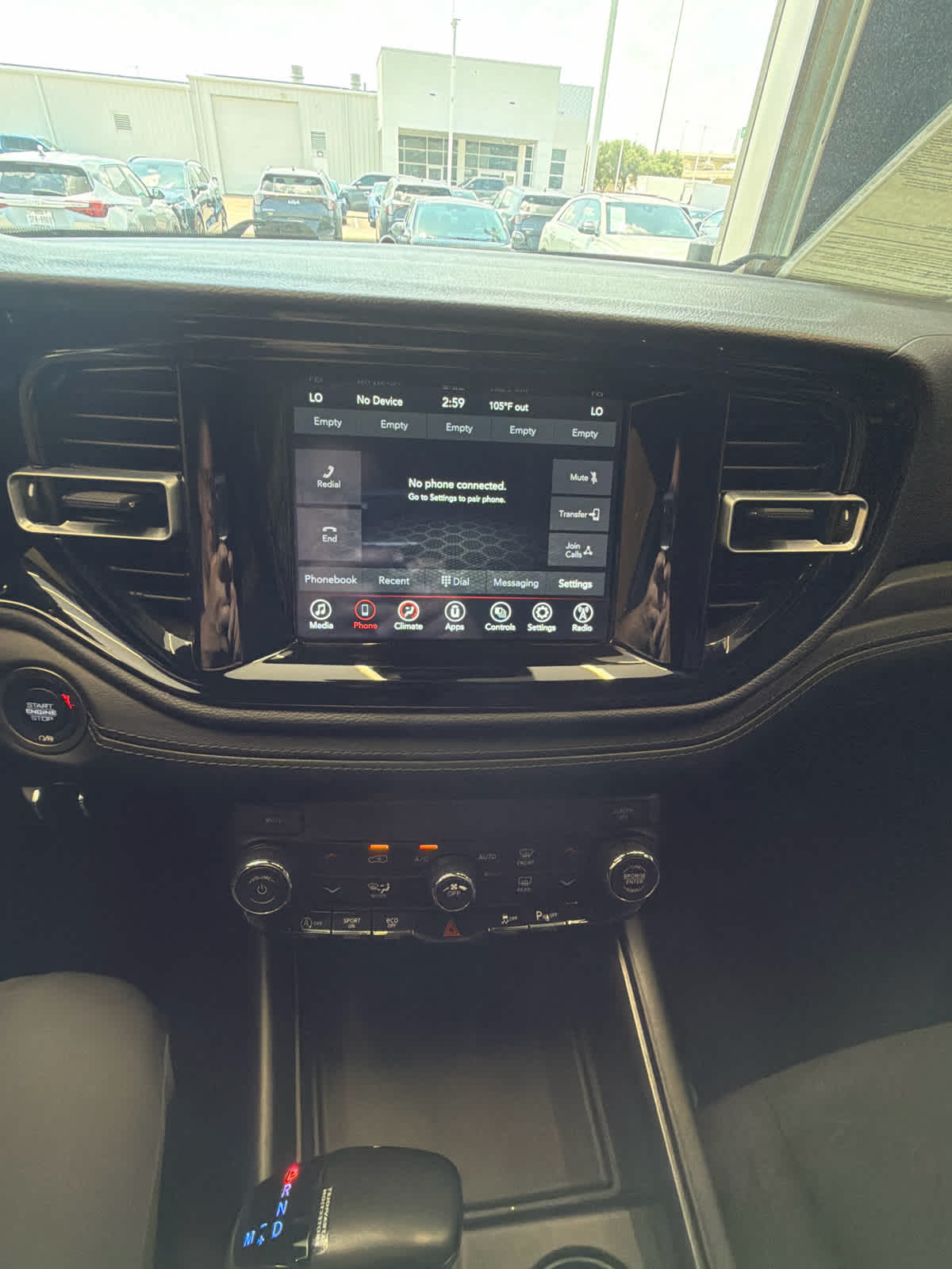 2023 Dodge Durango SXT Launch Edition DB Black Clearcoat at AutoNation Chrysler Jeep Dodge Ram Spring