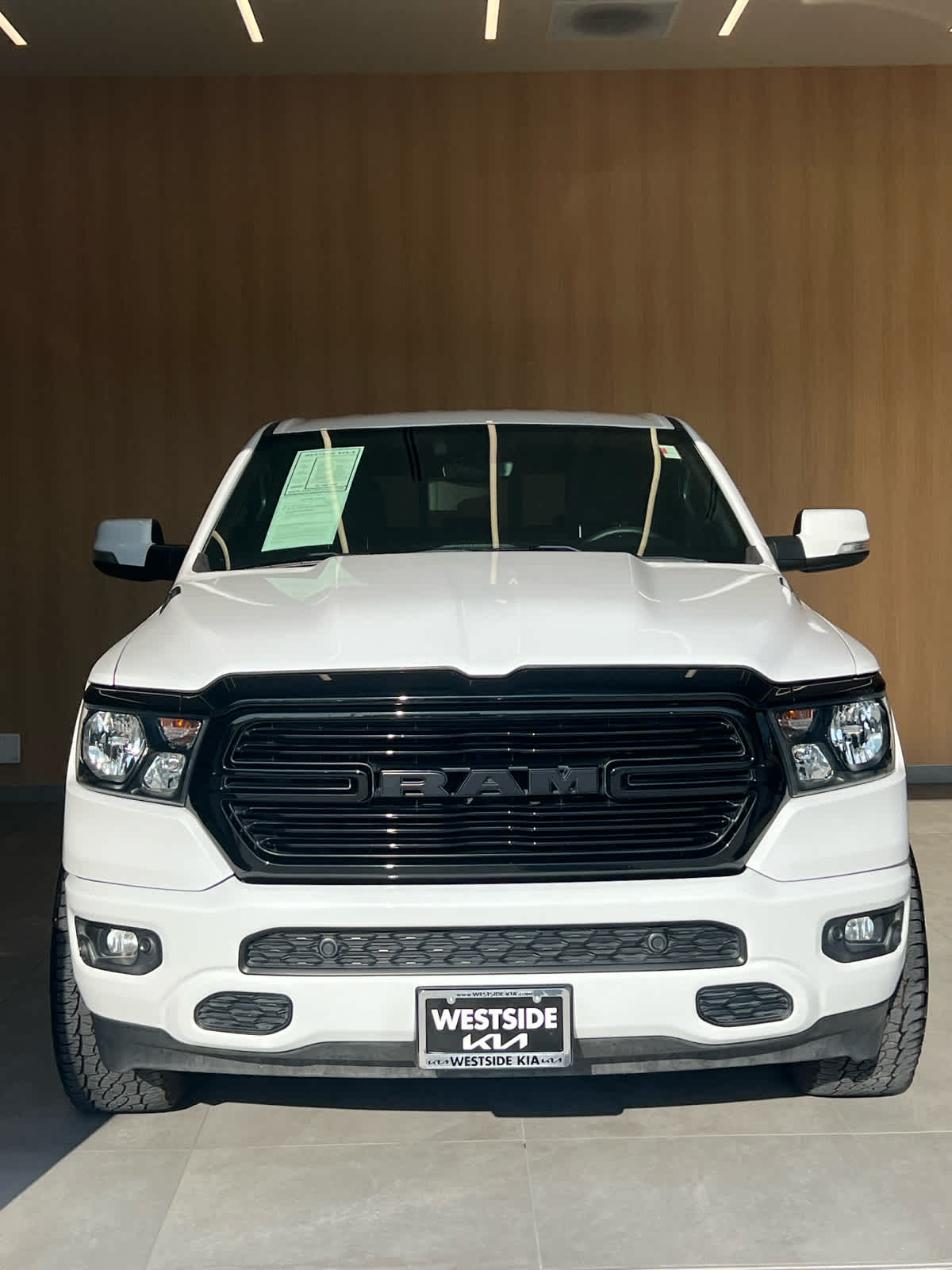 2020 Ram 1500 Lone Star Bright White Clearcoat at AutoNation Chevrolet Gulf Fwy