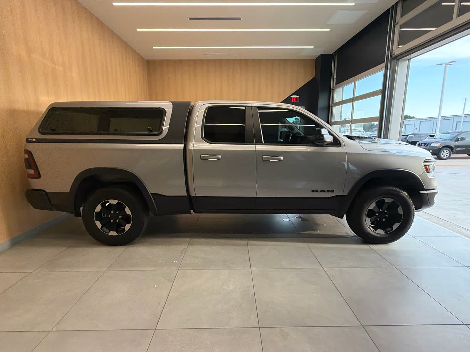 2020 Ram 1500 Rebel Billet Silver Metallic Clearcoat at Tomball Ford
