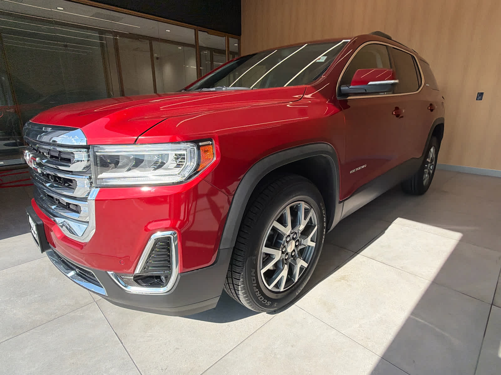 2023 GMC Acadia SLT Volcanic Red Tintcoat at Lone Star Chevrolet