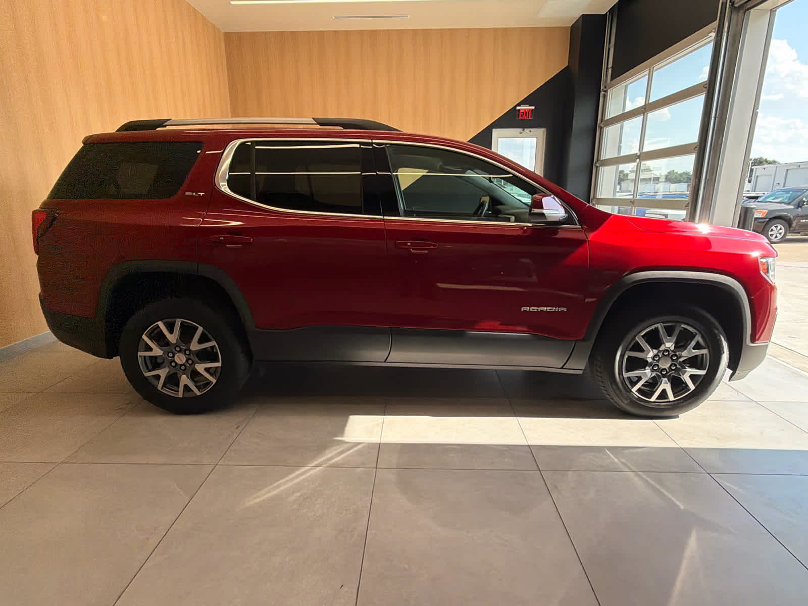 2023 GMC Acadia SLT Volcanic Red Tintcoat at Lone Star Chevrolet
