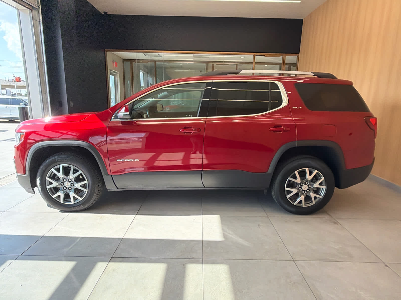 2023 GMC Acadia SLT Volcanic Red Tintcoat at Lone Star Chevrolet