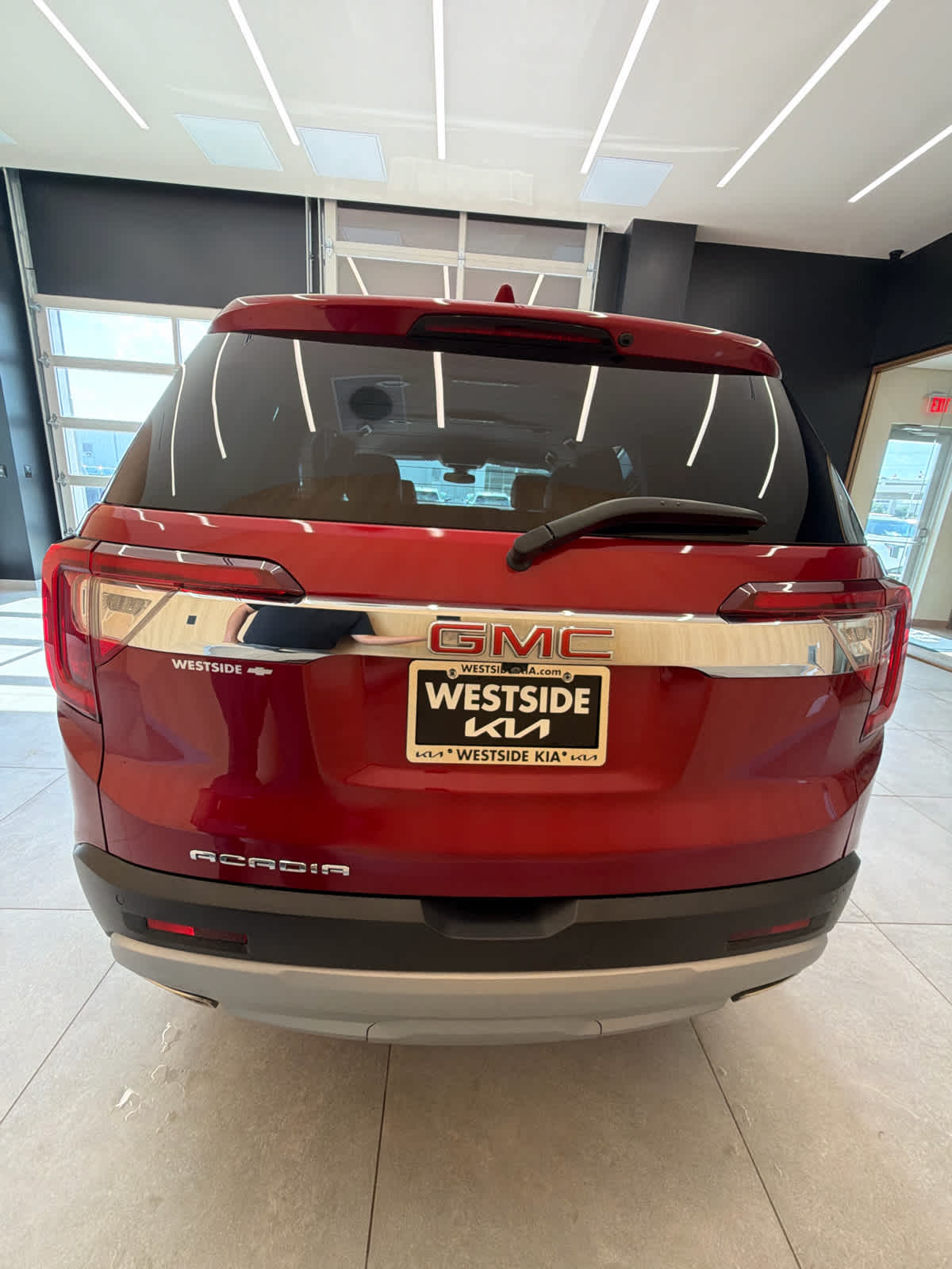 2023 GMC Acadia SLT Volcanic Red Tintcoat at Lone Star Chevrolet