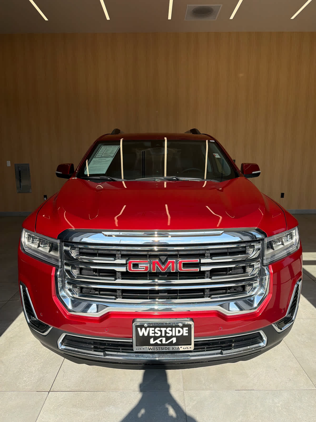 2023 GMC Acadia SLT Volcanic Red Tintcoat at Lone Star Chevrolet