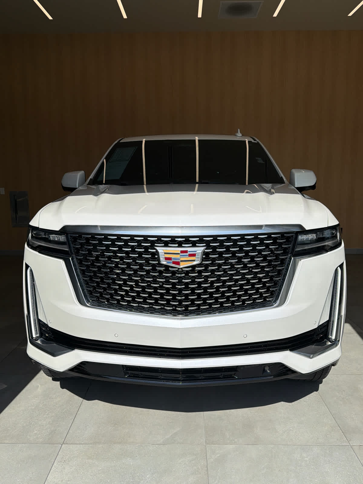 2022 Cadillac Escalade Premium Luxury Crystal White Tricoat at Davis Chevrolet