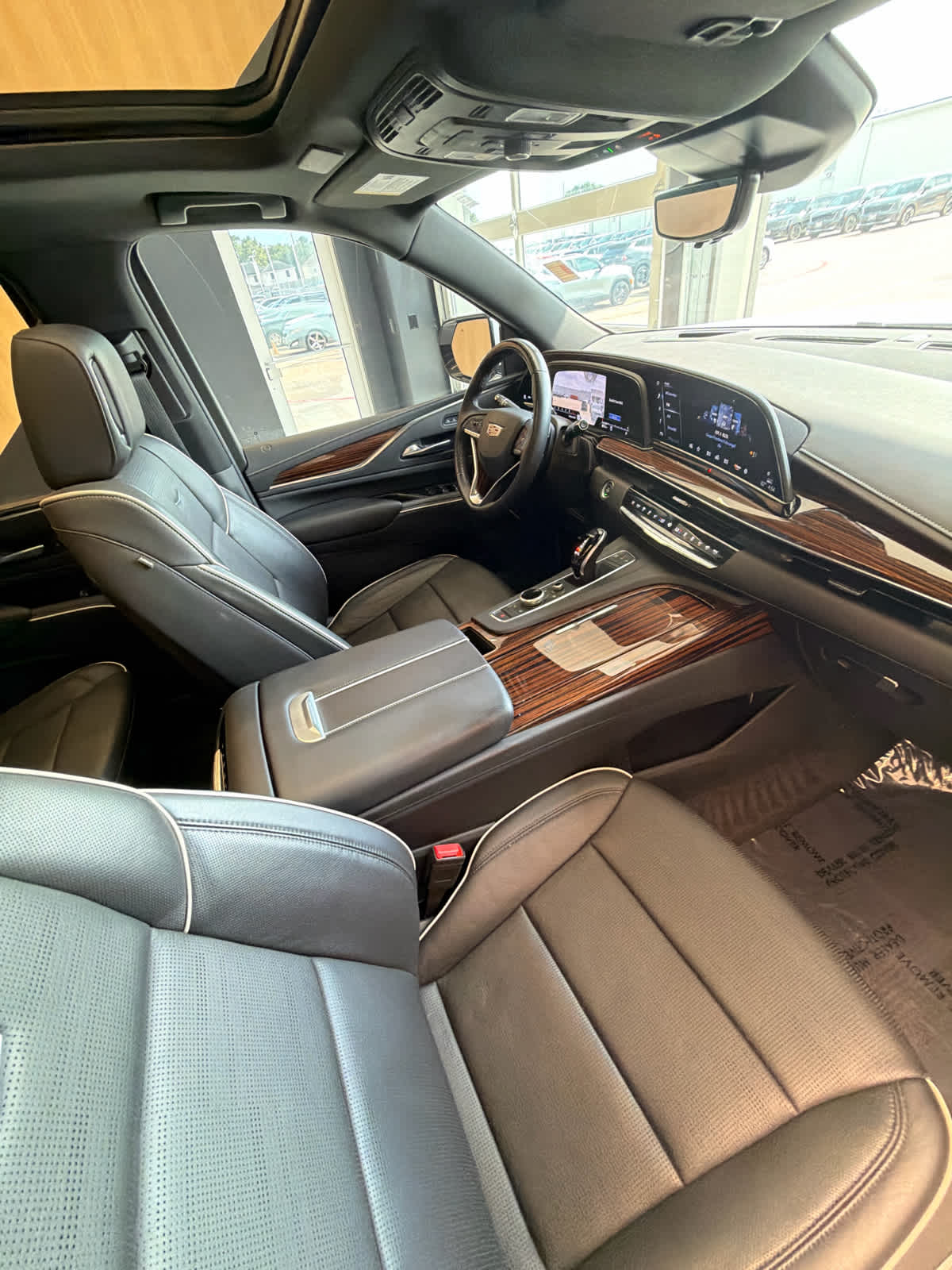 2022 Cadillac Escalade Premium Luxury Crystal White Tricoat at Davis Chevrolet