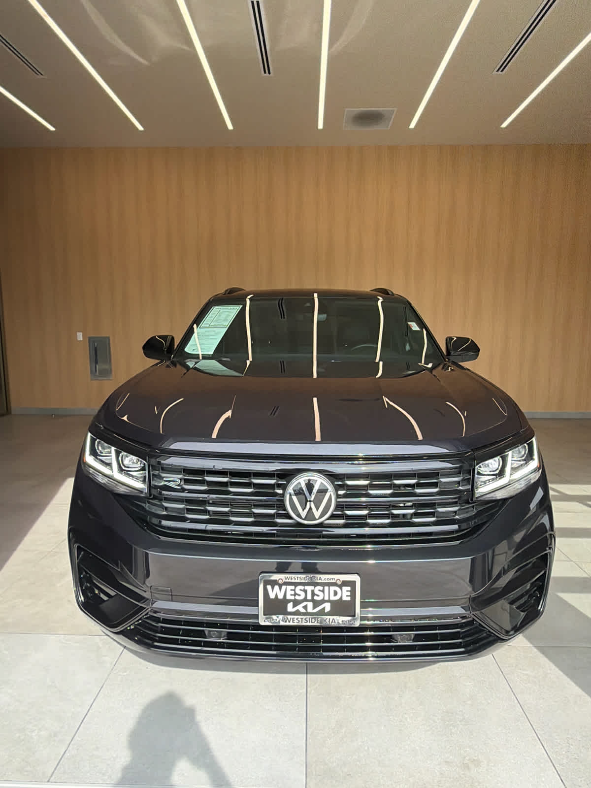 2023 Volkswagen Atlas Cross Sport 3.6L V6 SEL R-Line Black Deep Black Pearl at AutoNation Chrysler Jeep Dodge Ram Spring