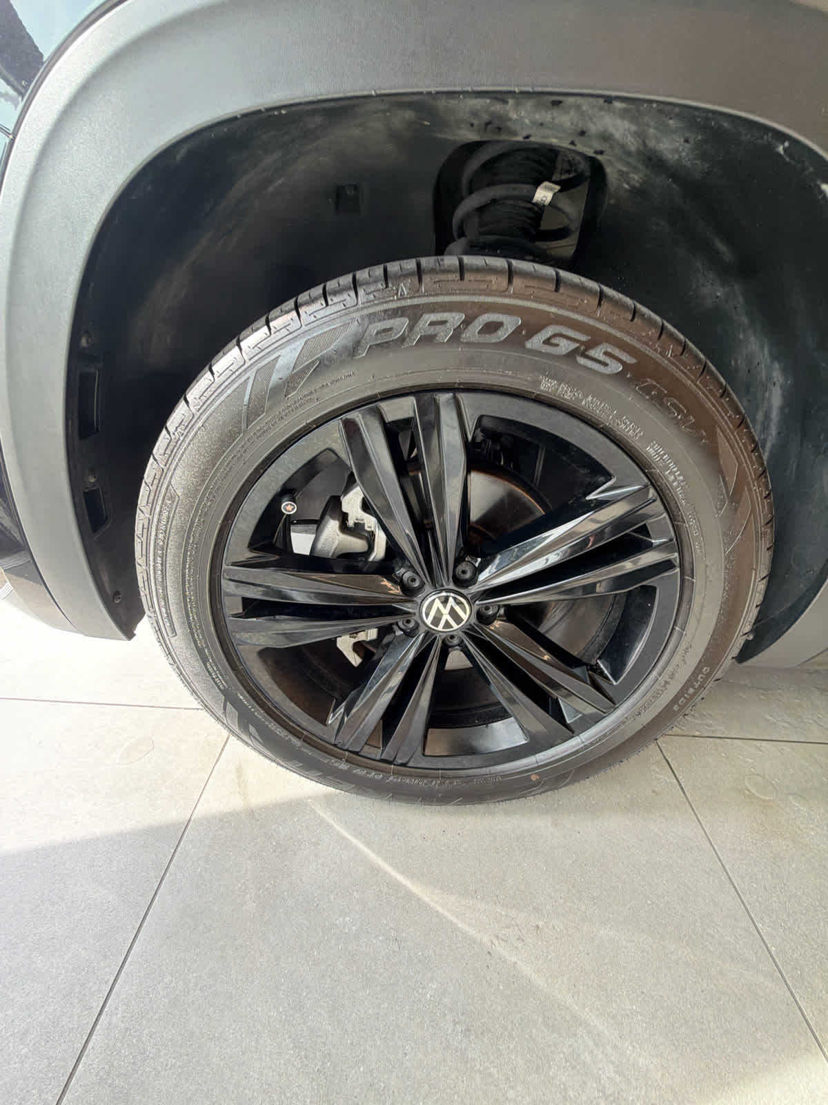 2023 Volkswagen Atlas Cross Sport 3.6L V6 SEL R-Line Black Deep Black Pearl at AutoNation Chrysler Jeep Dodge Ram Spring