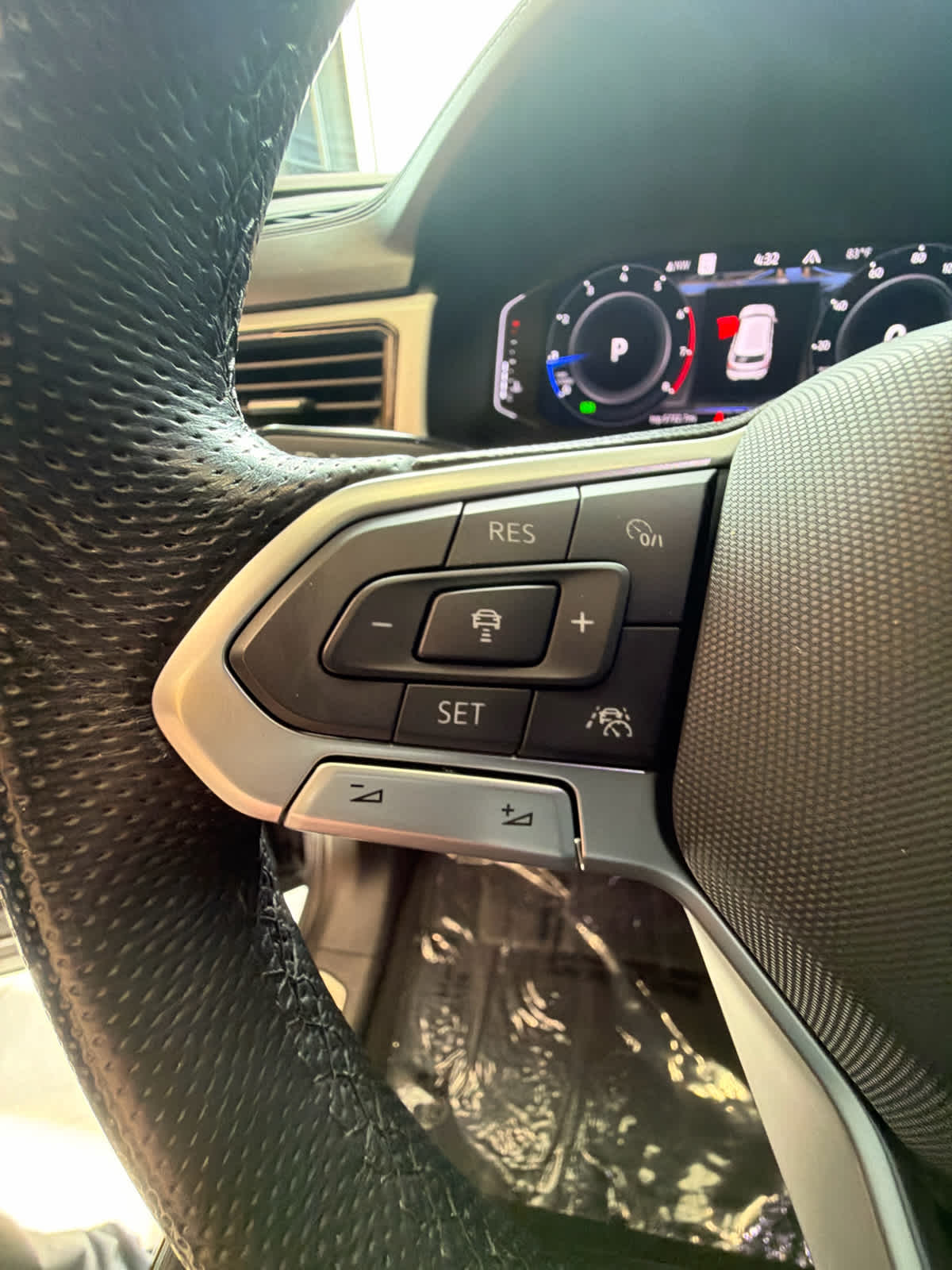 2023 Volkswagen Atlas Cross Sport 3.6L V6 SEL R-Line Black Deep Black Pearl at AutoNation Chrysler Jeep Dodge Ram Spring