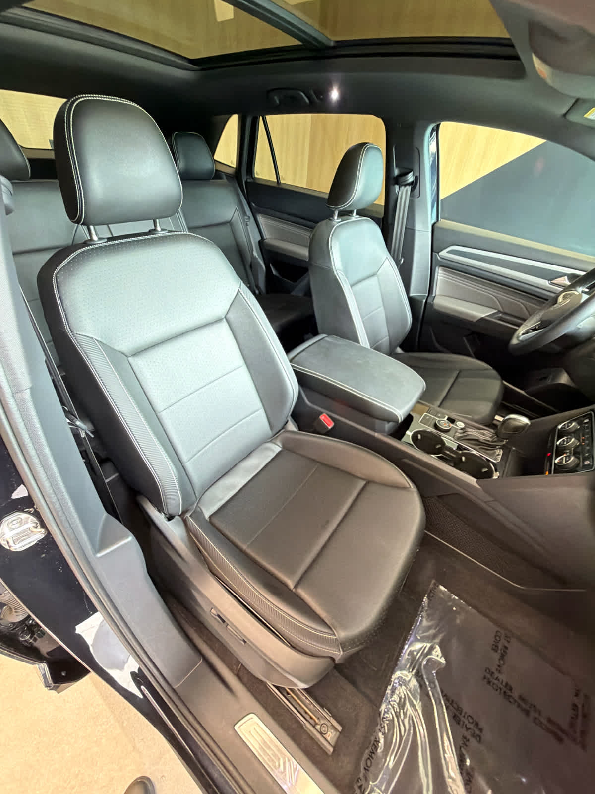 2023 Volkswagen Atlas Cross Sport 3.6L V6 SEL R-Line Black Deep Black Pearl at AutoNation Chrysler Jeep Dodge Ram Spring