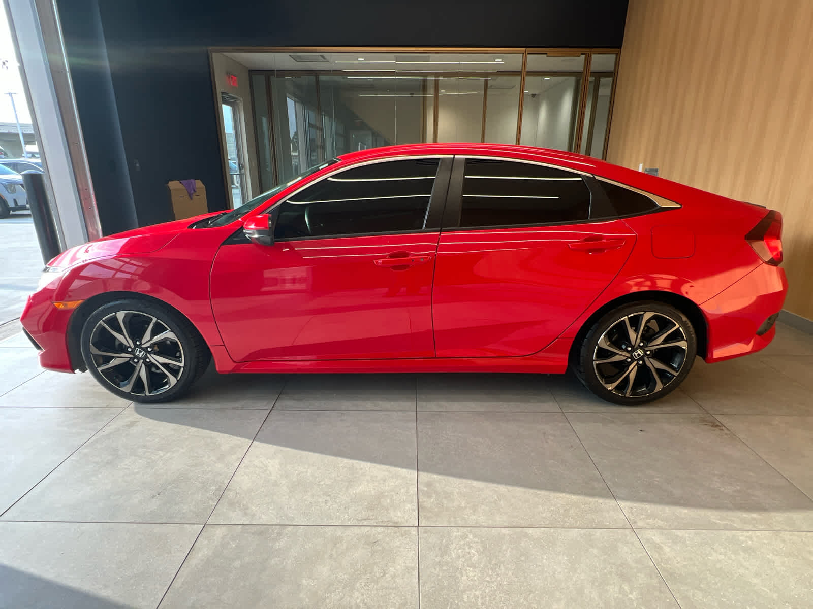 2021 Honda Civic Sedan Sport Rallye Red at Honda of Clear Lake