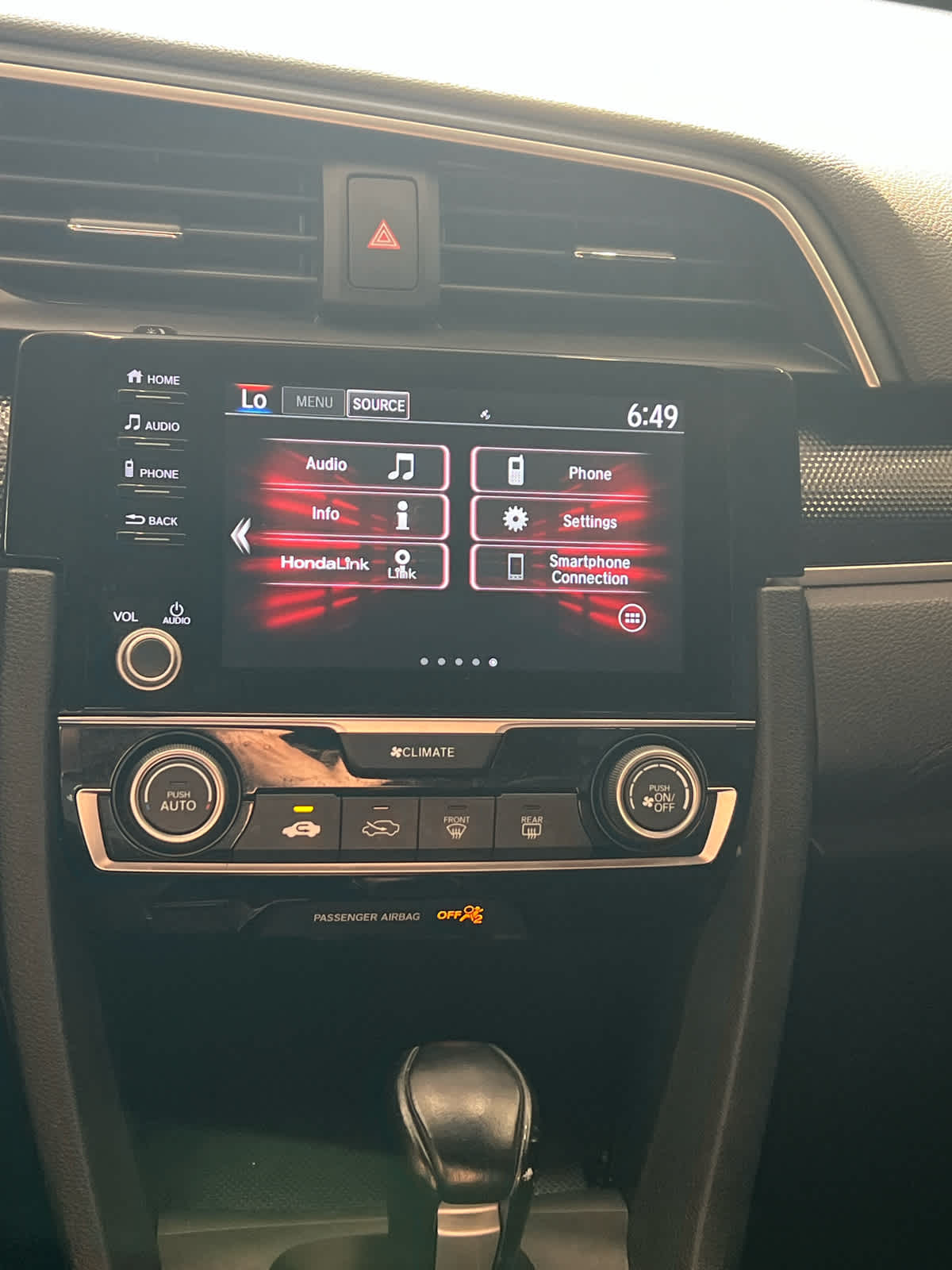 2021 Honda Civic Sedan Sport Rallye Red at Honda of Clear Lake