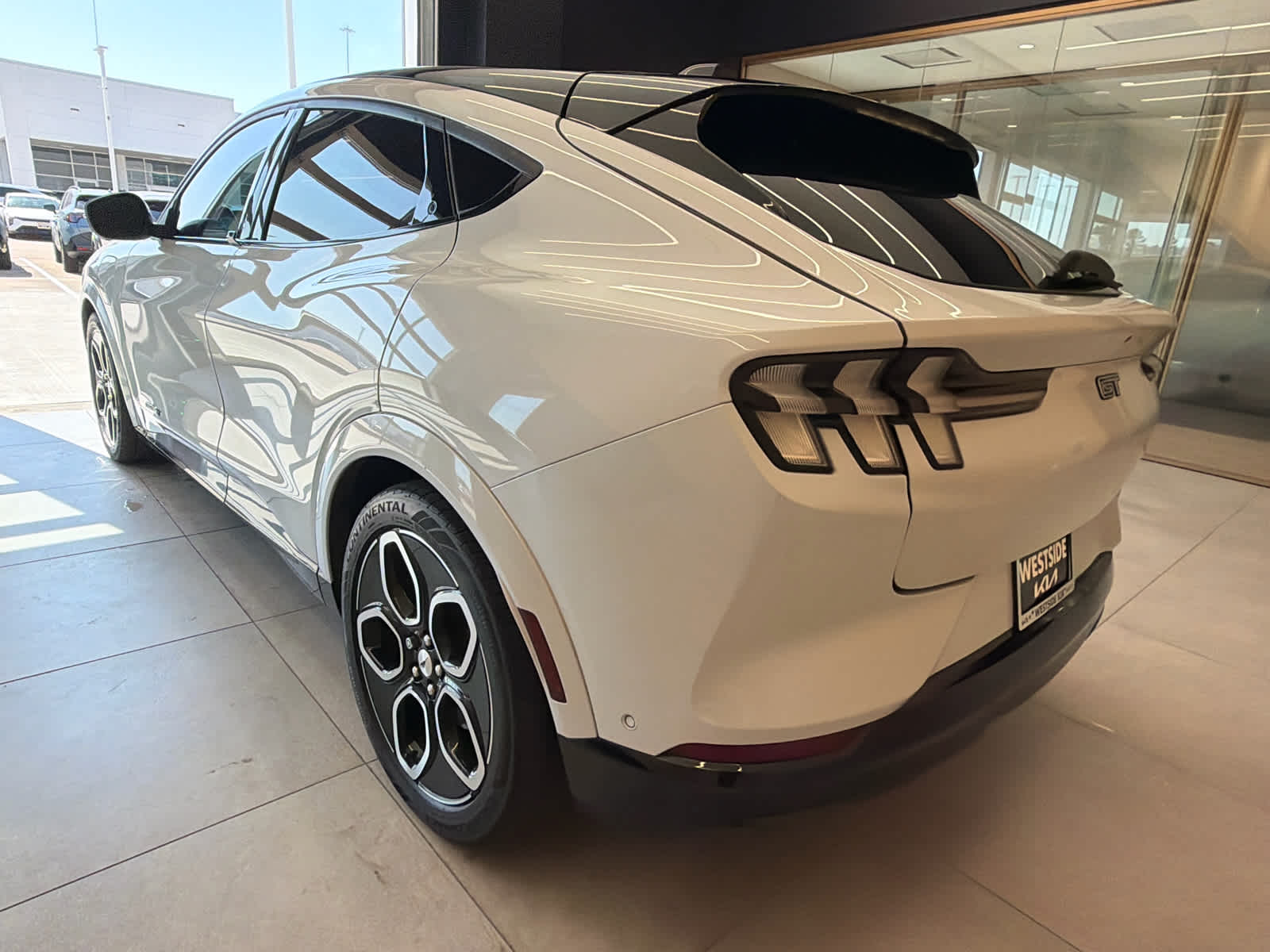 2023 Ford Mustang Mach-E GT Space White Metallic at Mac Haik Ford