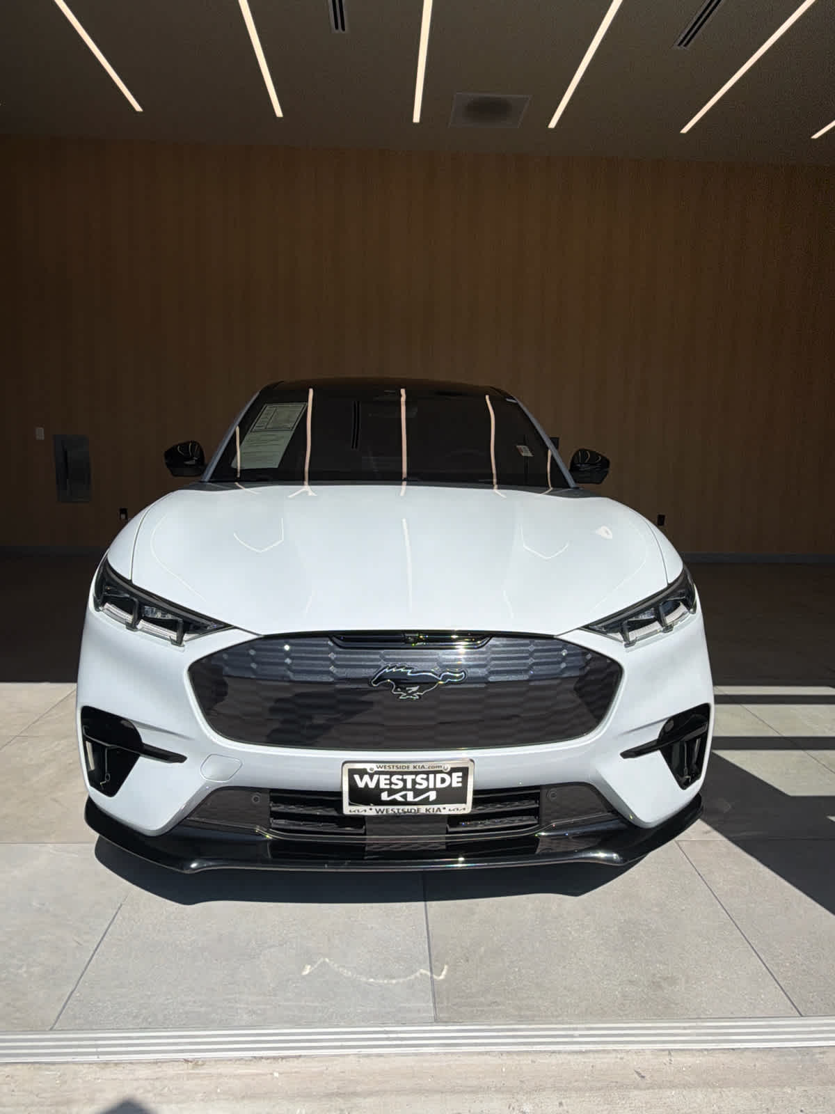 2023 Ford Mustang Mach-E GT Space White Metallic at Mac Haik Ford