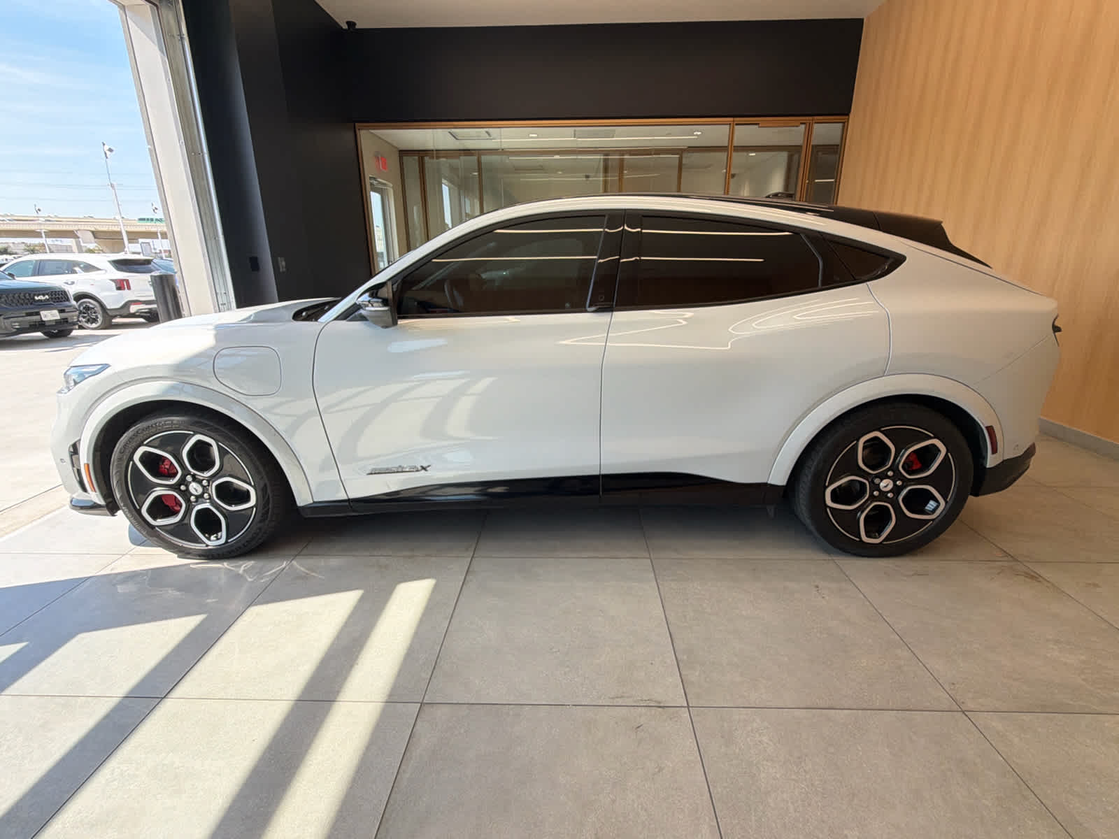 2023 Ford Mustang Mach-E GT Space White Metallic at Mac Haik Ford