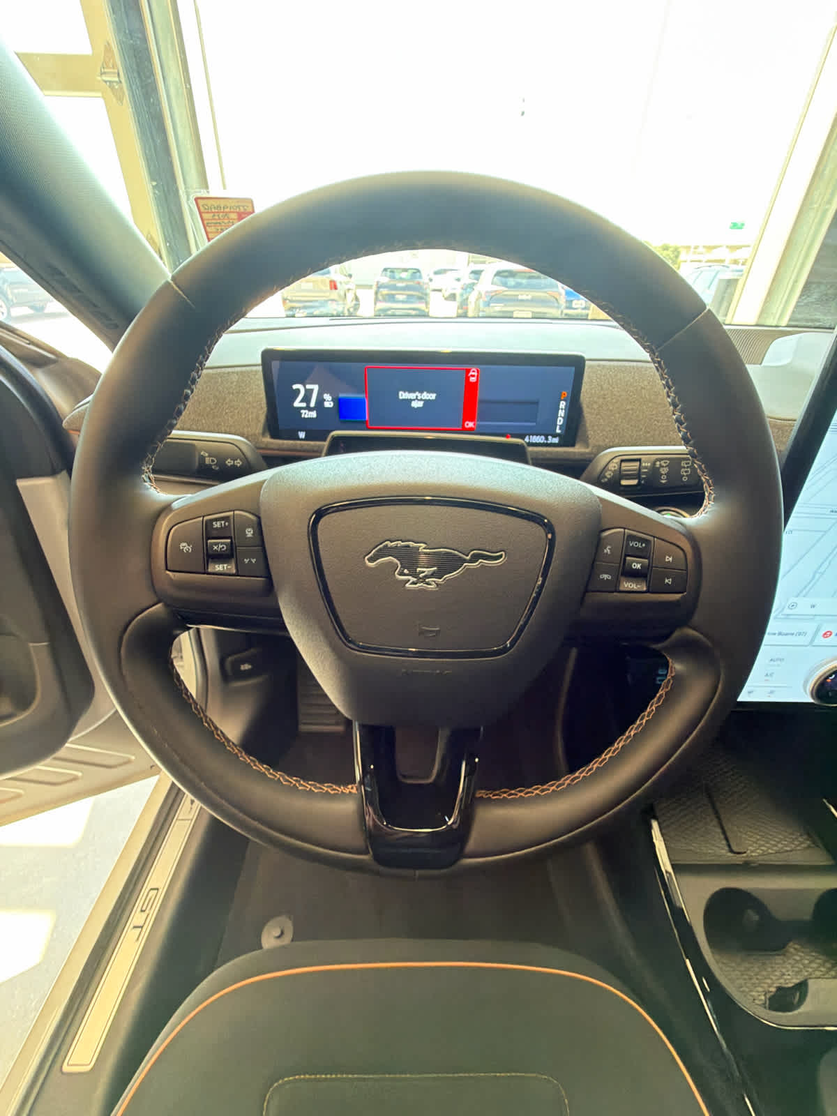 2023 Ford Mustang Mach-E GT Space White Metallic at Mac Haik Ford