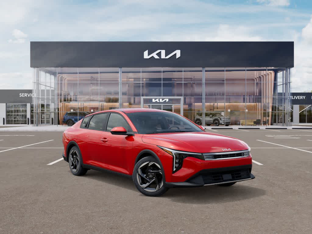 2025 Kia K4 EX Currant Red at Beck & Masten Kia