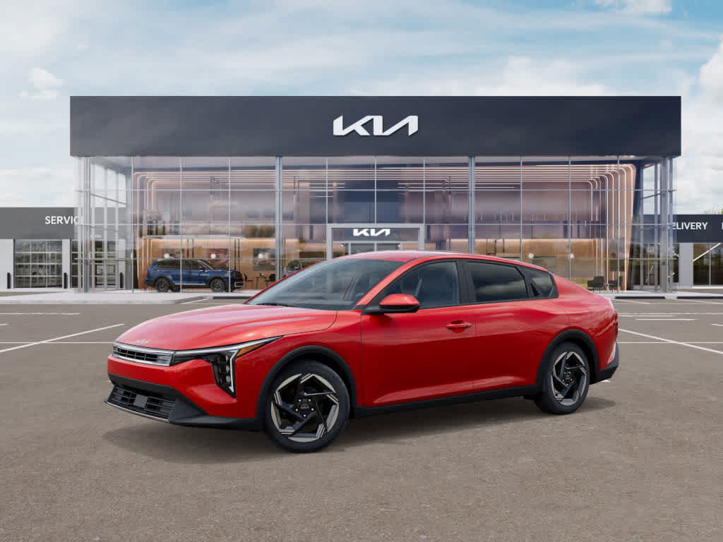 2025 Kia K4 EX Currant Red at Beck & Masten Kia
